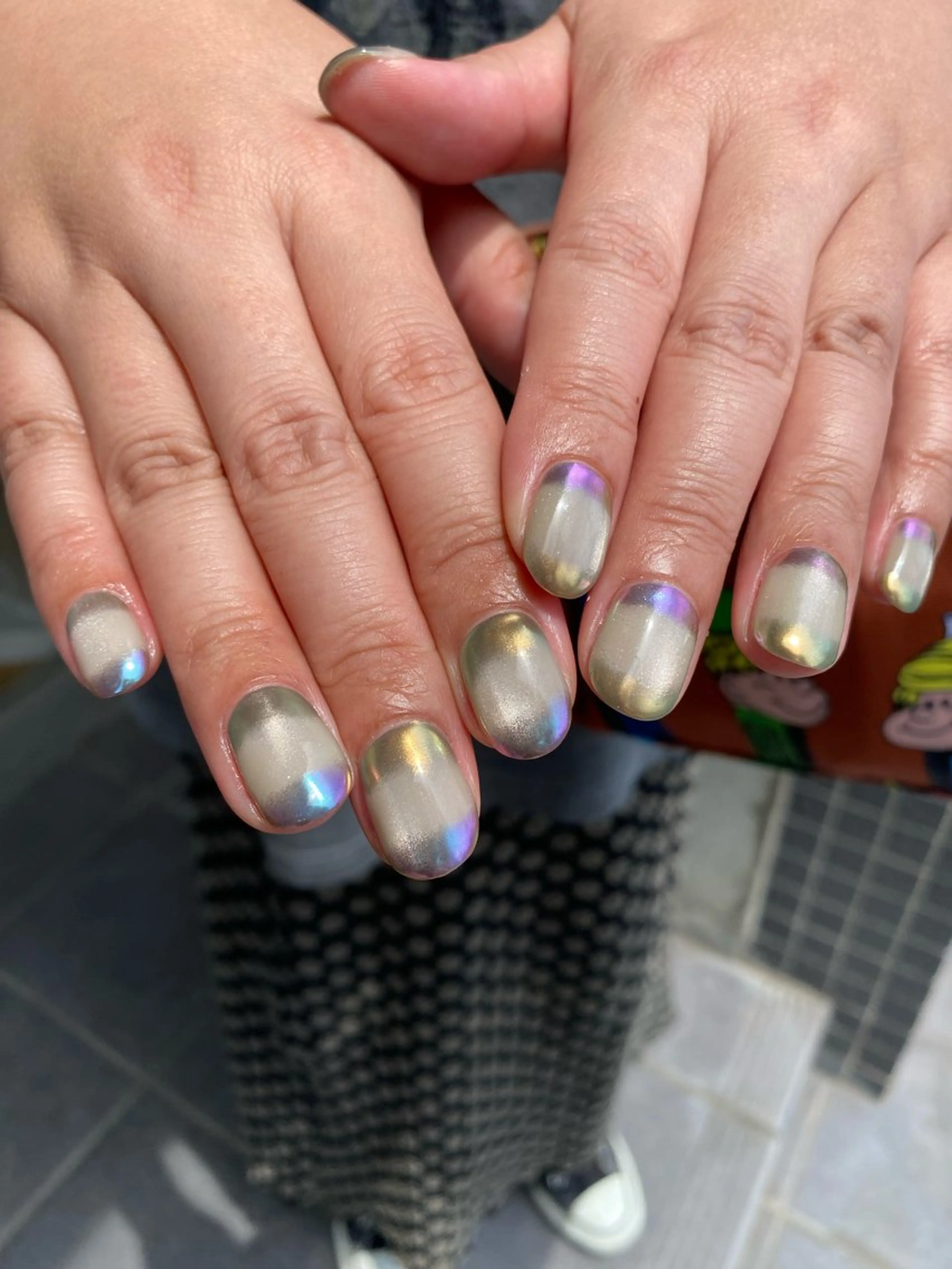ネイル ジェルネイル マグネットネイル ニュアンスネイル ワンカラーネイル パラジェル ハンドネイル 草加ニュアンスネイル 🌚hersのネイルデザイン