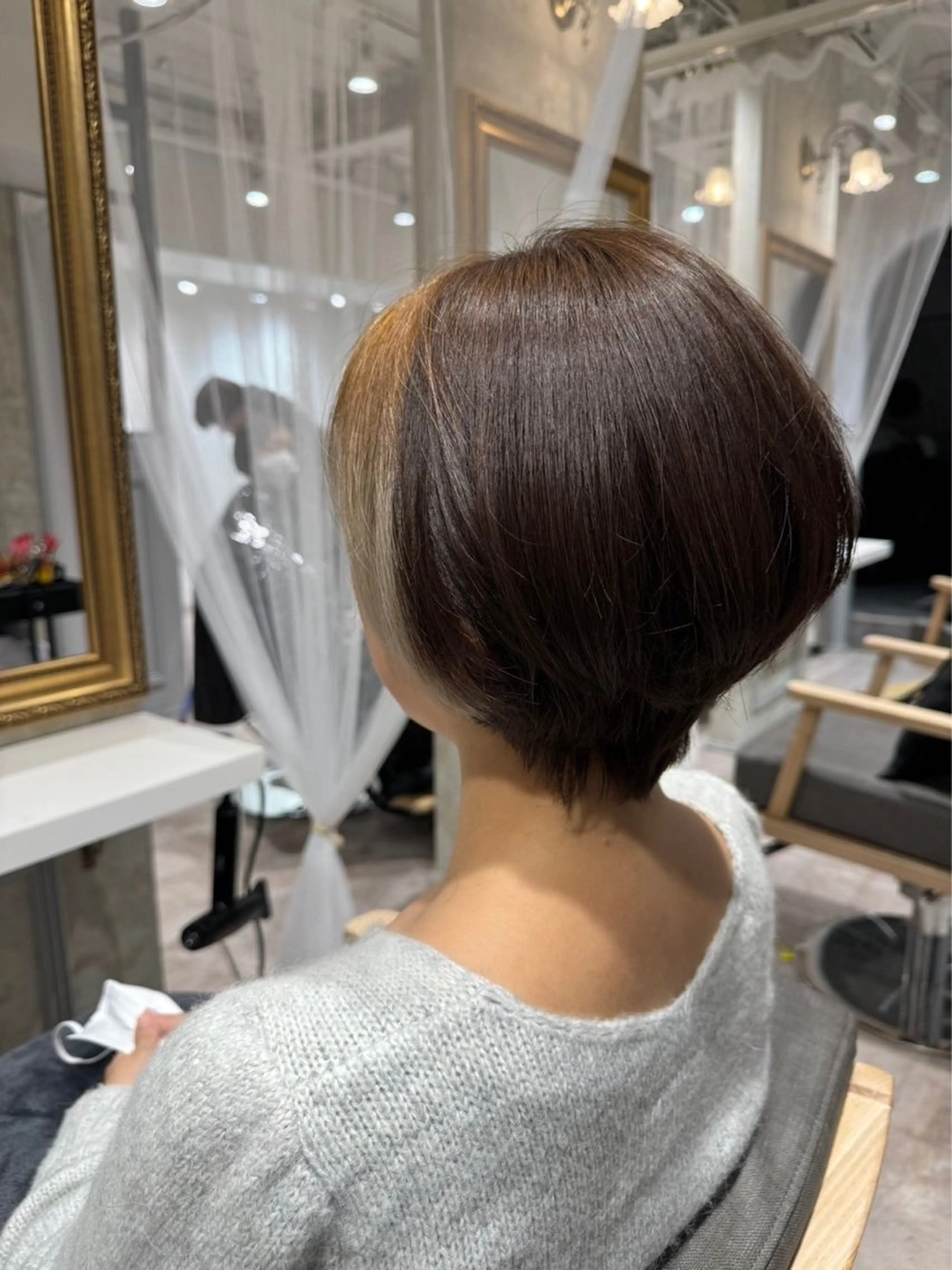 ショート ショートボブ ボブ ショートヘア カット 徳永 侑紀のヘアスタイル