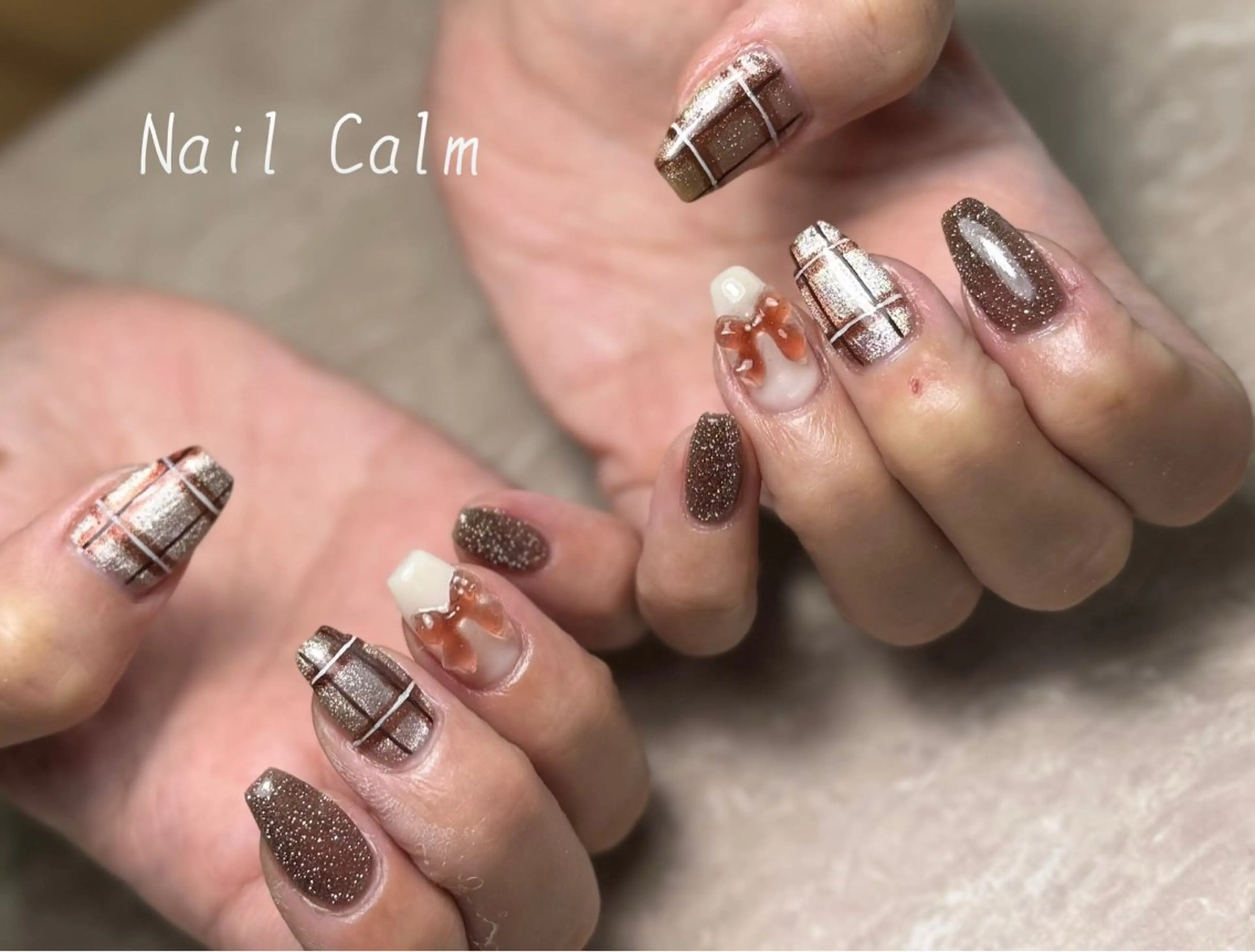 ネイル アートネイル ハンドネイル Nail Calm所属・プライベートサロン Calmのネイルデザイン