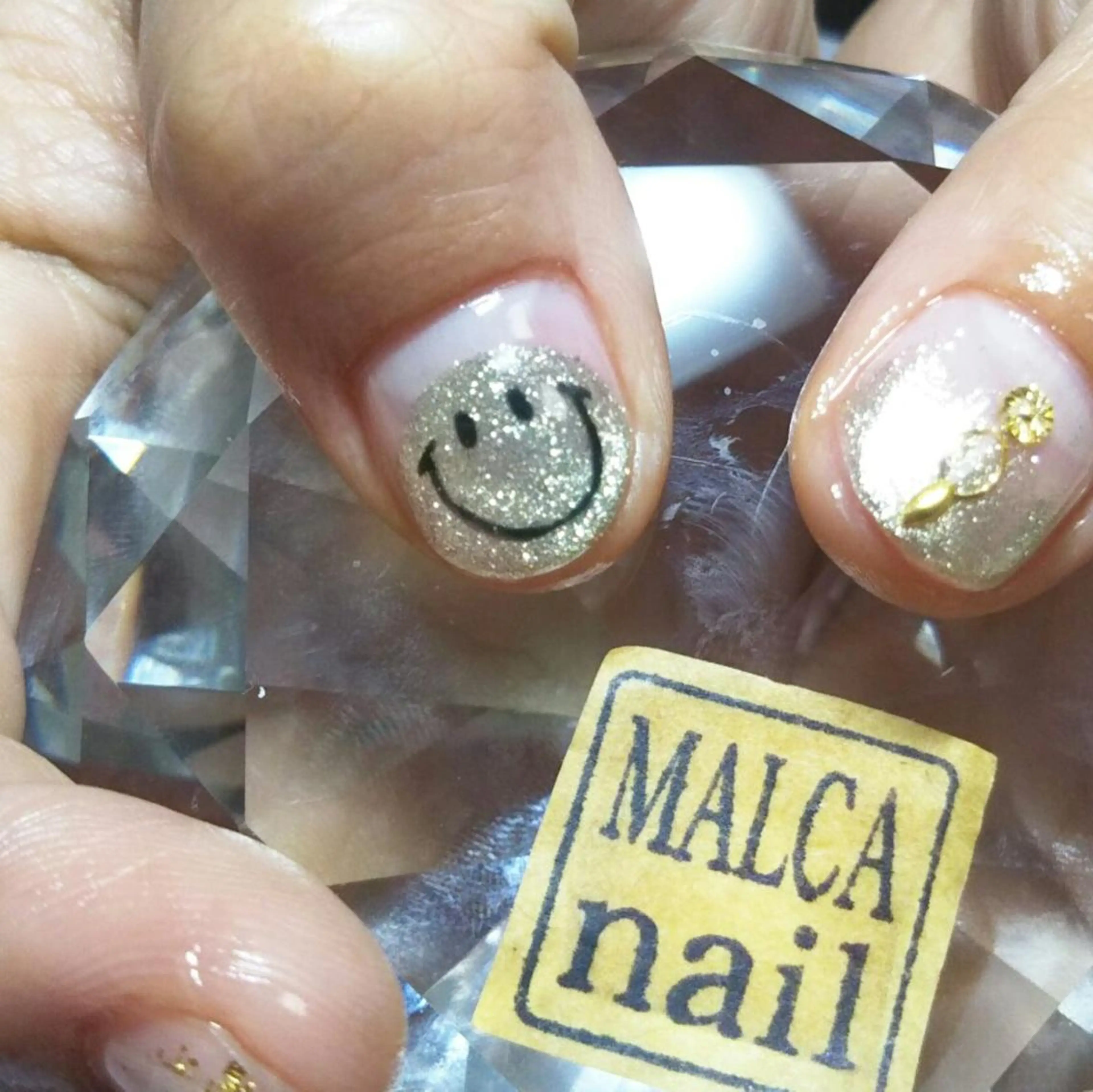 セミロング ヘアアレンジ パーマ ネイル キッズ マツエク・マツパ MALCAnail(マルカネイル)所属・荒木 莉奈のネイルデザイン