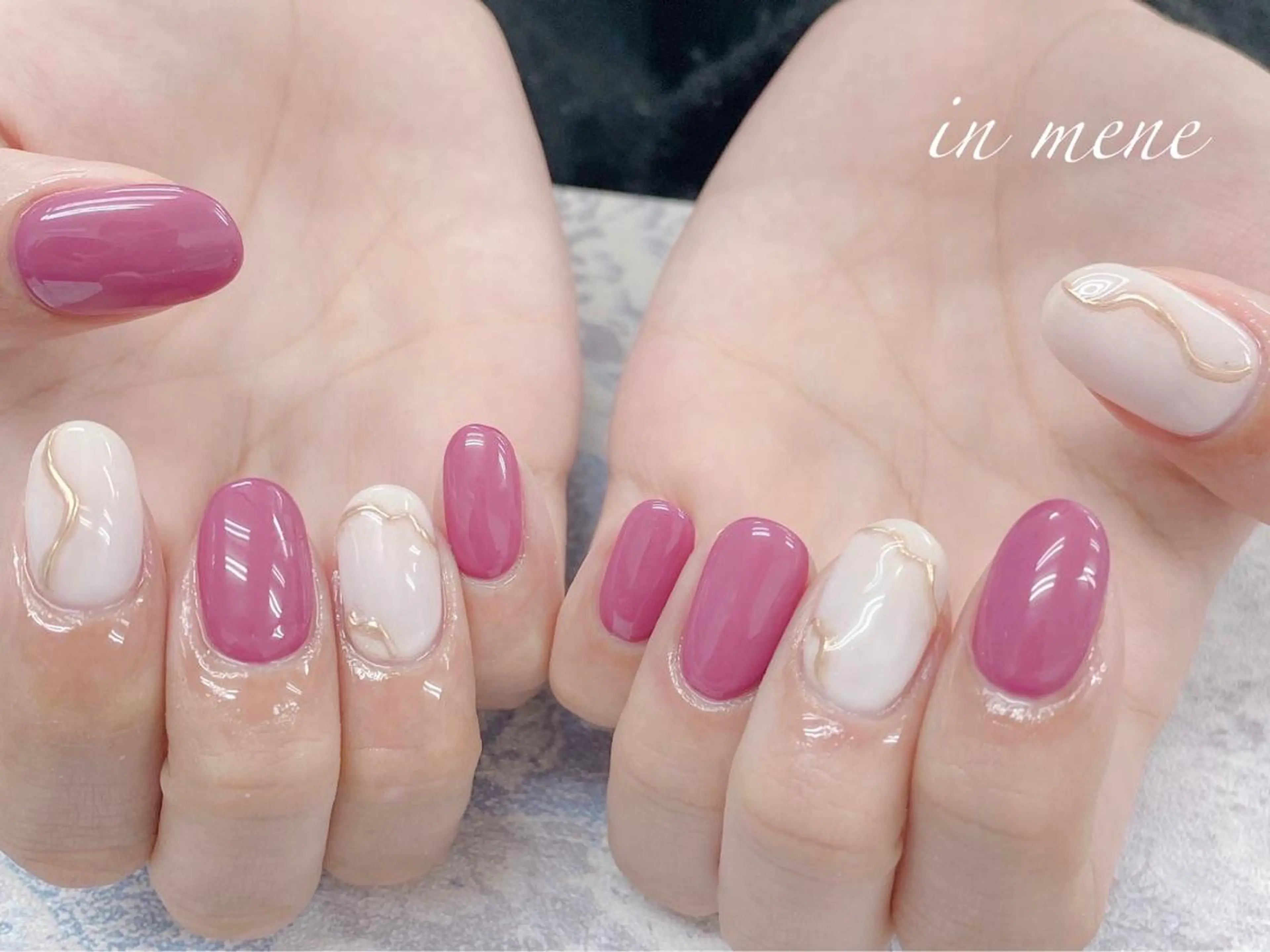 ネイル アートネイル ミラーネイル ハンドネイル IN MENE所属・IN MENEのネイルデザイン