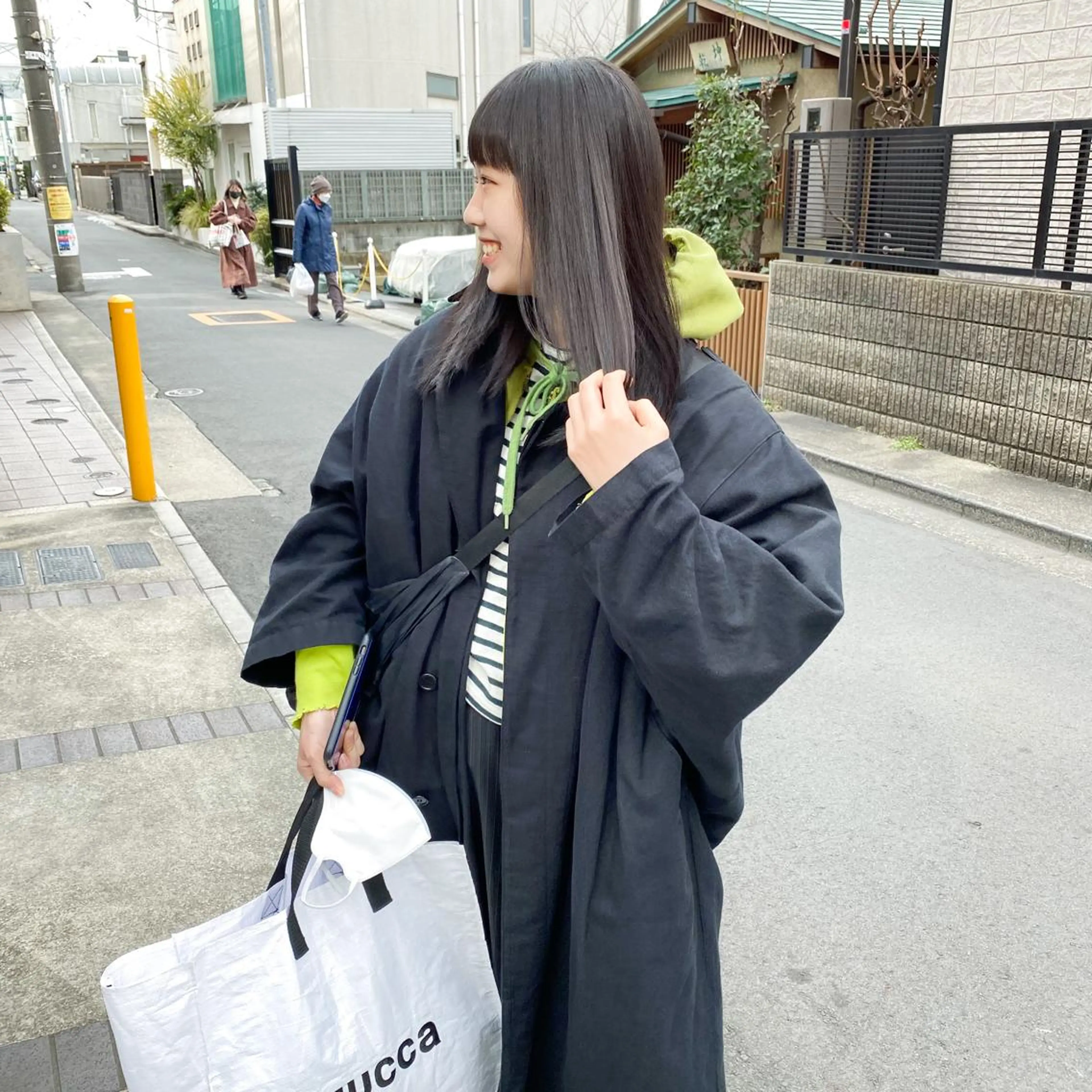 セミロング カラー 艶髪ブリーチ 永井竜也のヘアスタイル
