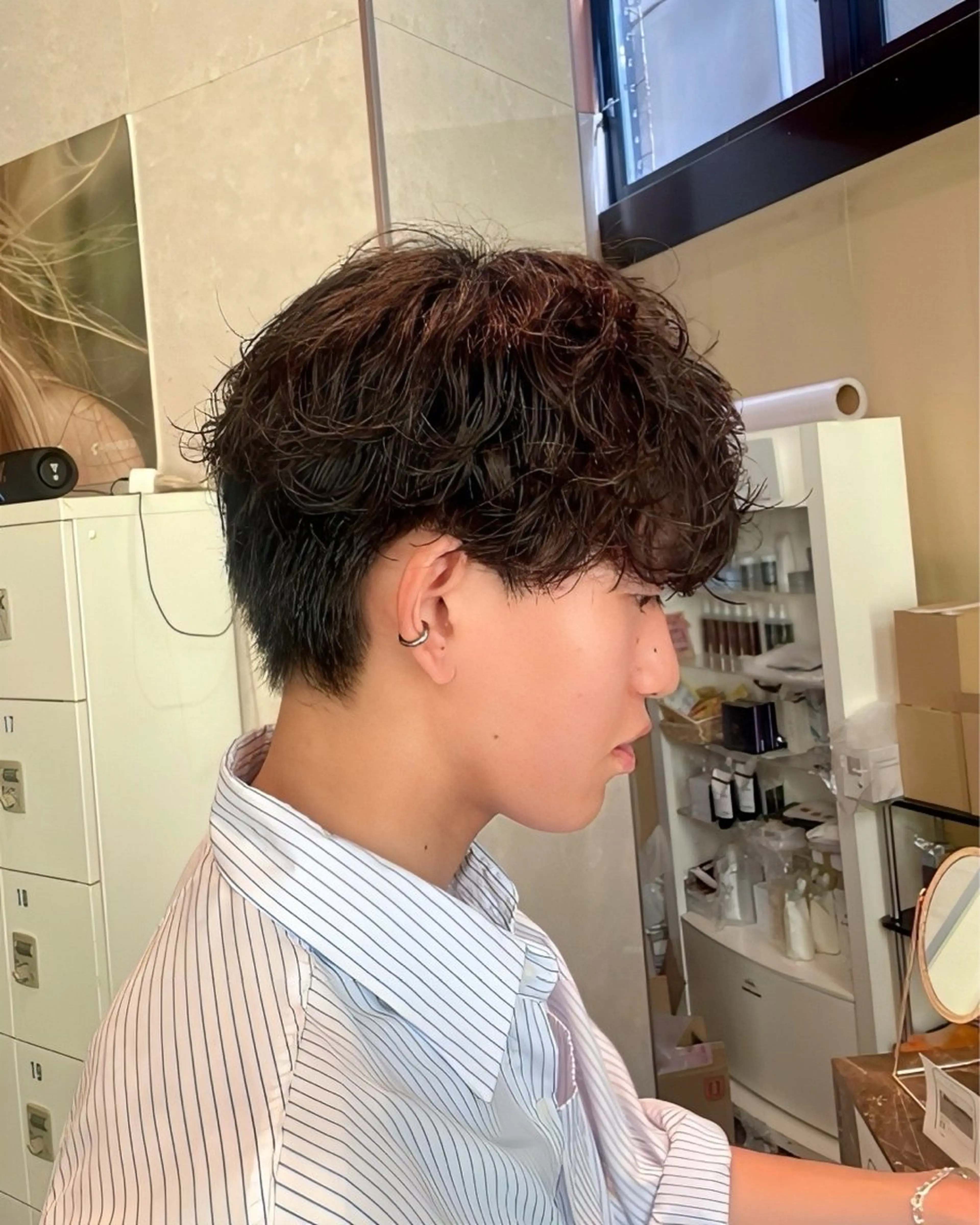 パーマ メンズ MAZE梅田所属・韓国メンズヘア関戸 和輝🇰🇷のヘアスタイル