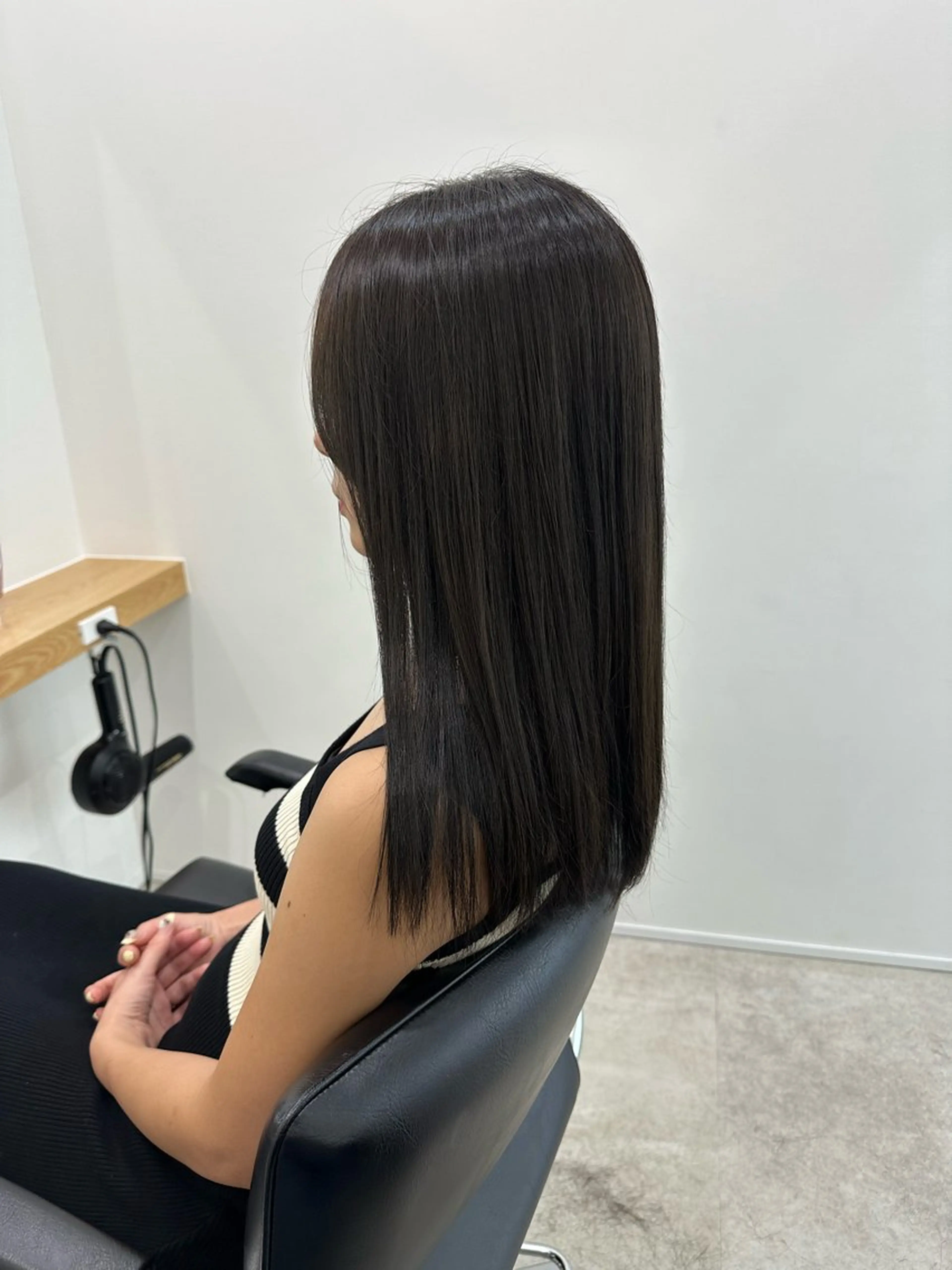 セミロング カラー カット ヘアカラー トリートメント 海外ヘア/透明感カラ ー🍒nao.のヘアスタイル