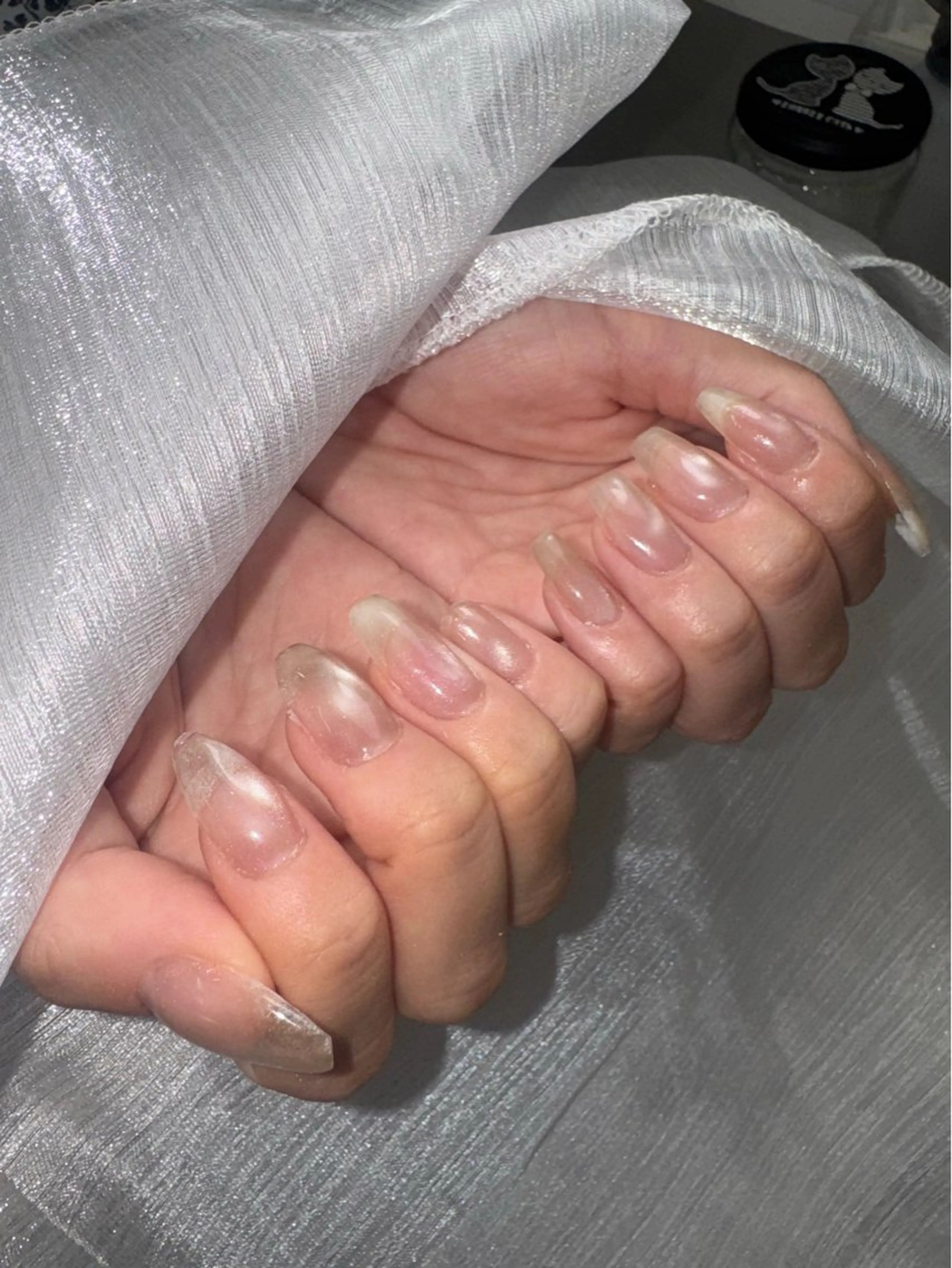 ネイル アートネイル オーロラネイル クリアネイル 長さ出し フレンチネイル ハンドネイル best nailのネイルデザイン