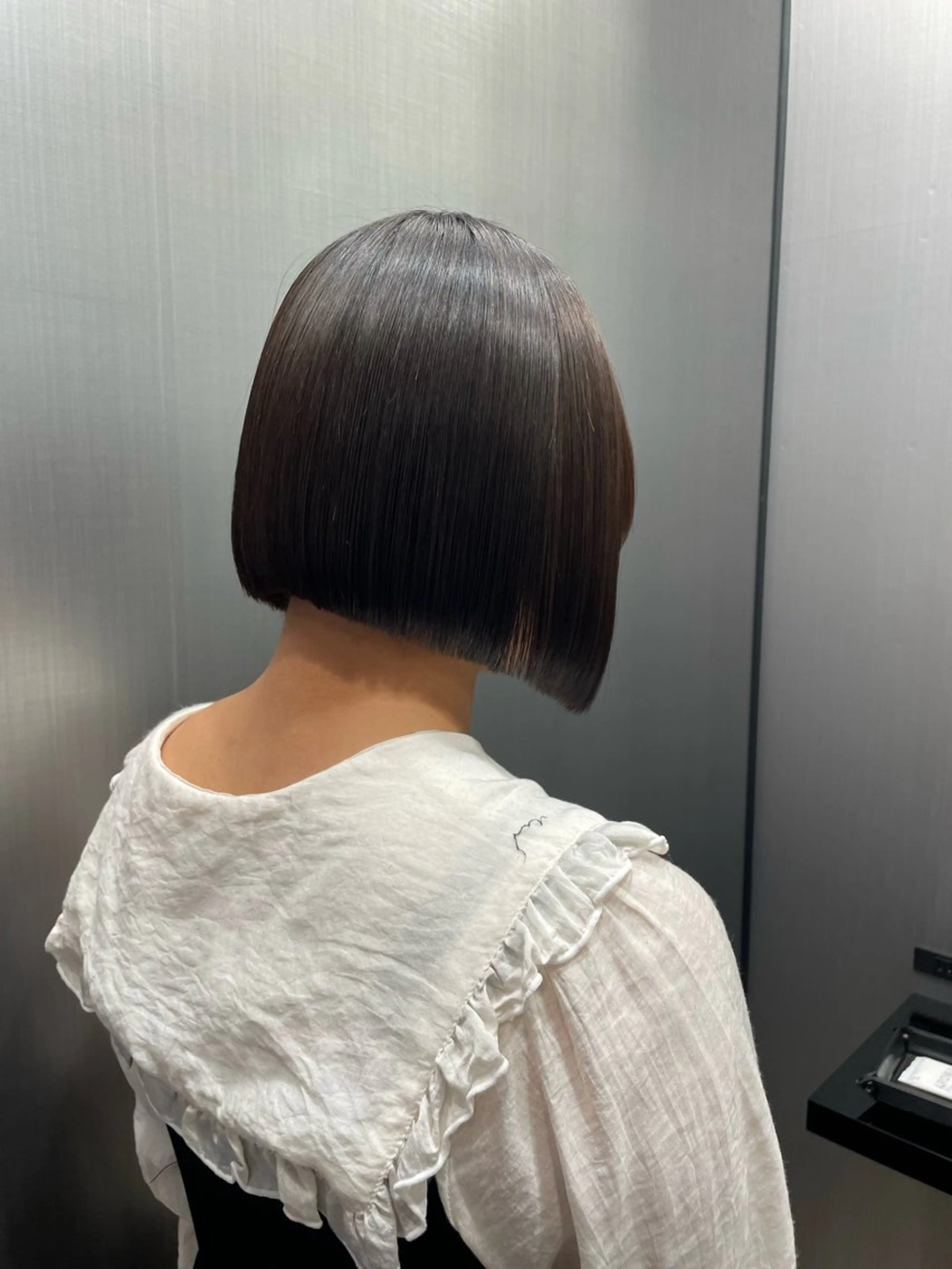 ショート ボブ HARUKI MINATO JAPAN所属・秋山 輝星のヘアスタイル