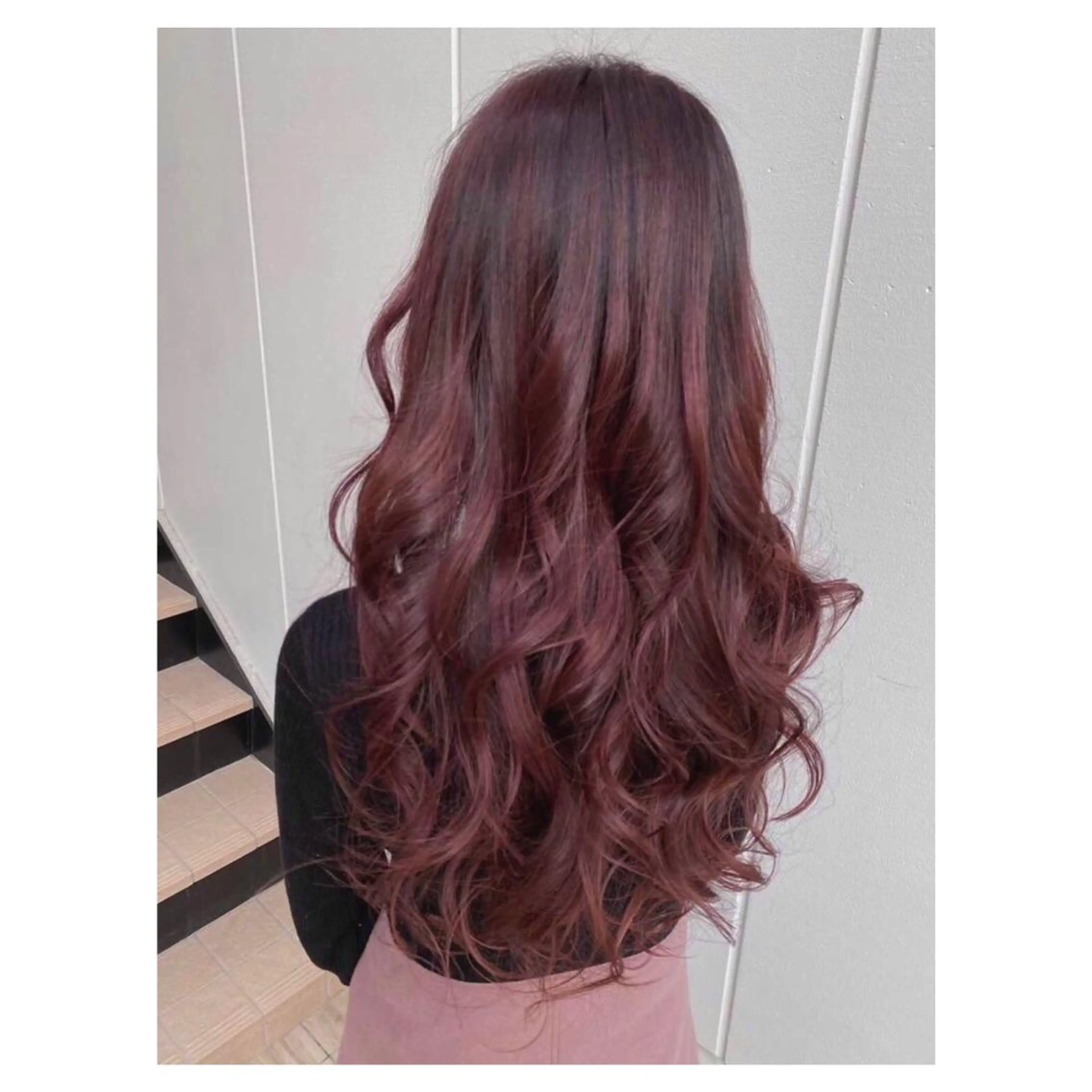セミロング カラー パーマ ピンクカラー 髪質改善 カット ヘアカラー トリートメント ルミナスヘアー-LUMINOUS HAIR -所属・悩める癖毛の救世主✨ 🫧あべタクヤ🫧のヘアスタイル