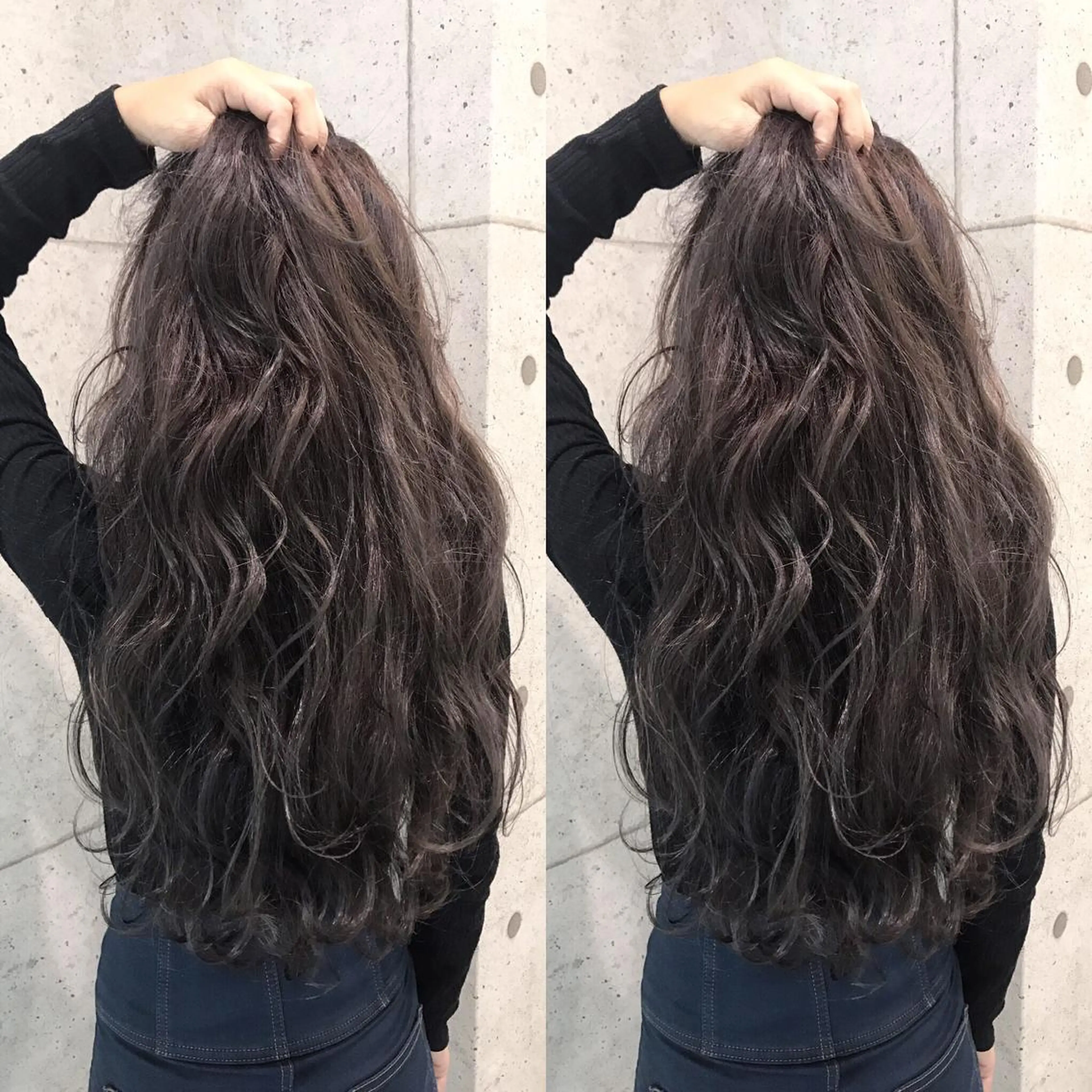 ロング カラー ヘアアレンジ ヘアカラー トリートメント BANK'S hair所属・💐ケラチン 髪質改善寺坂雄飛💐のヘアスタイル