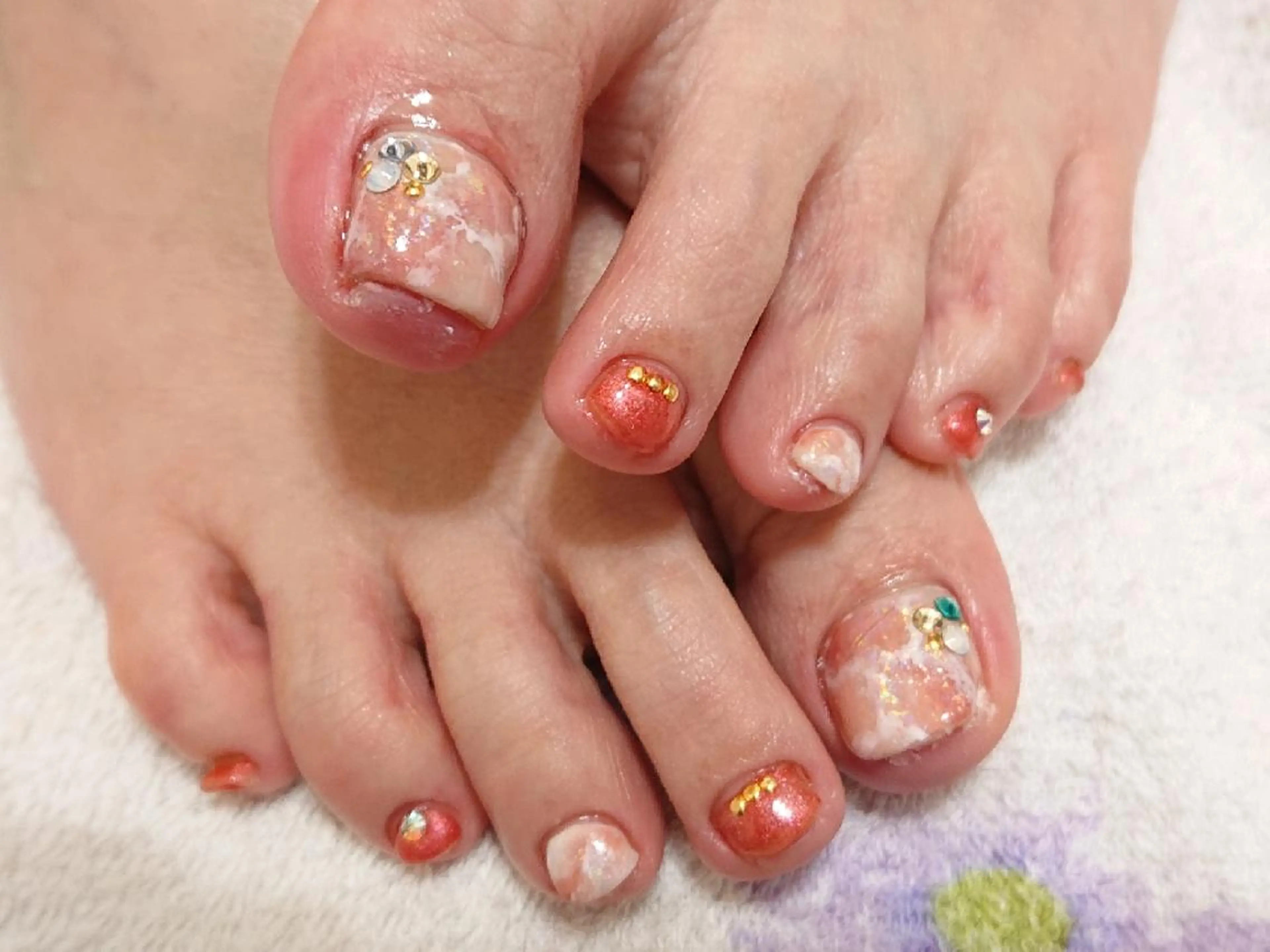 ネイル アートネイル フットネイル ジェルネイル あんきち    のネイルデザイン