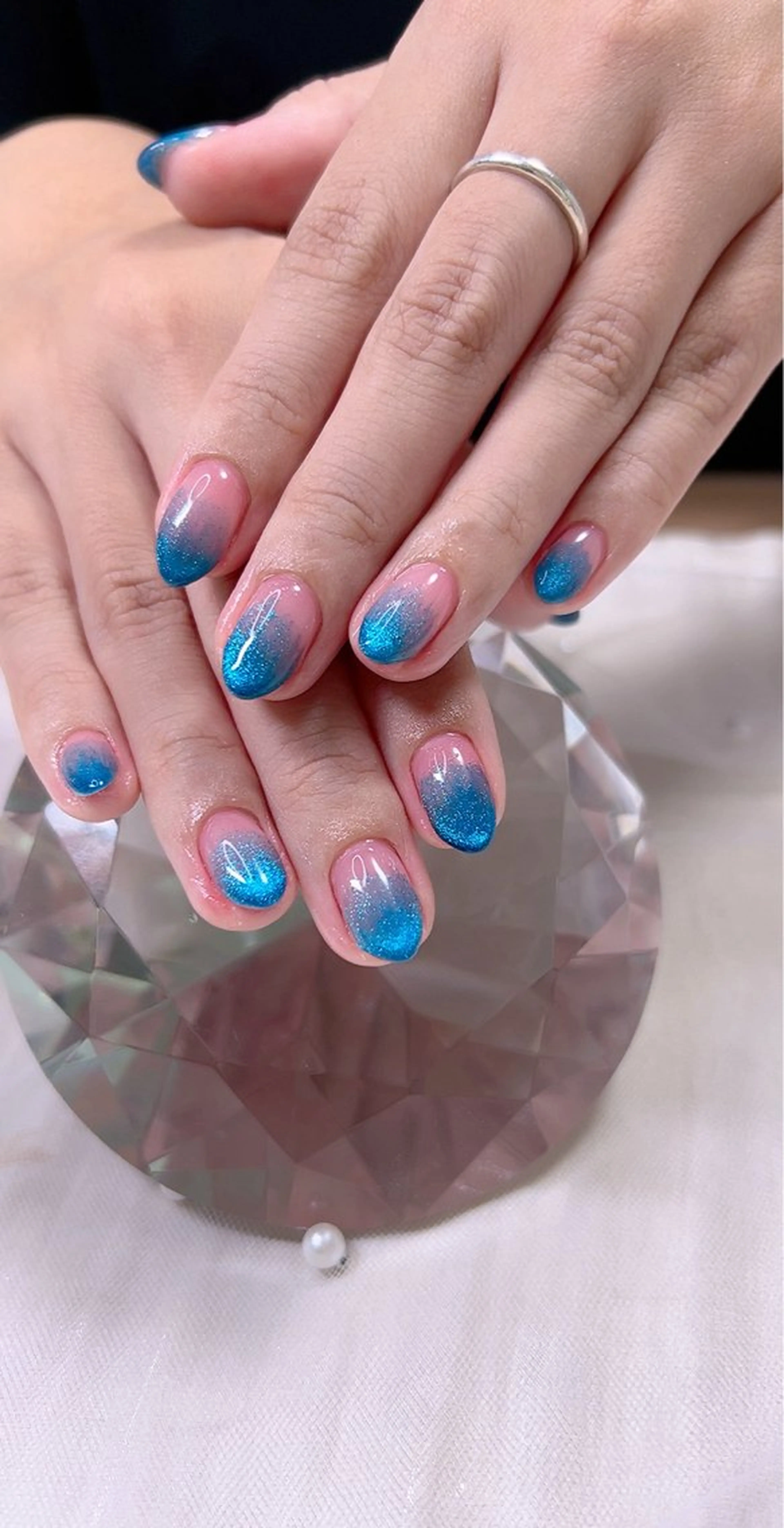 ネイル キラキラネイル マグネットネイル Cute Tips nailのネイルデザイン