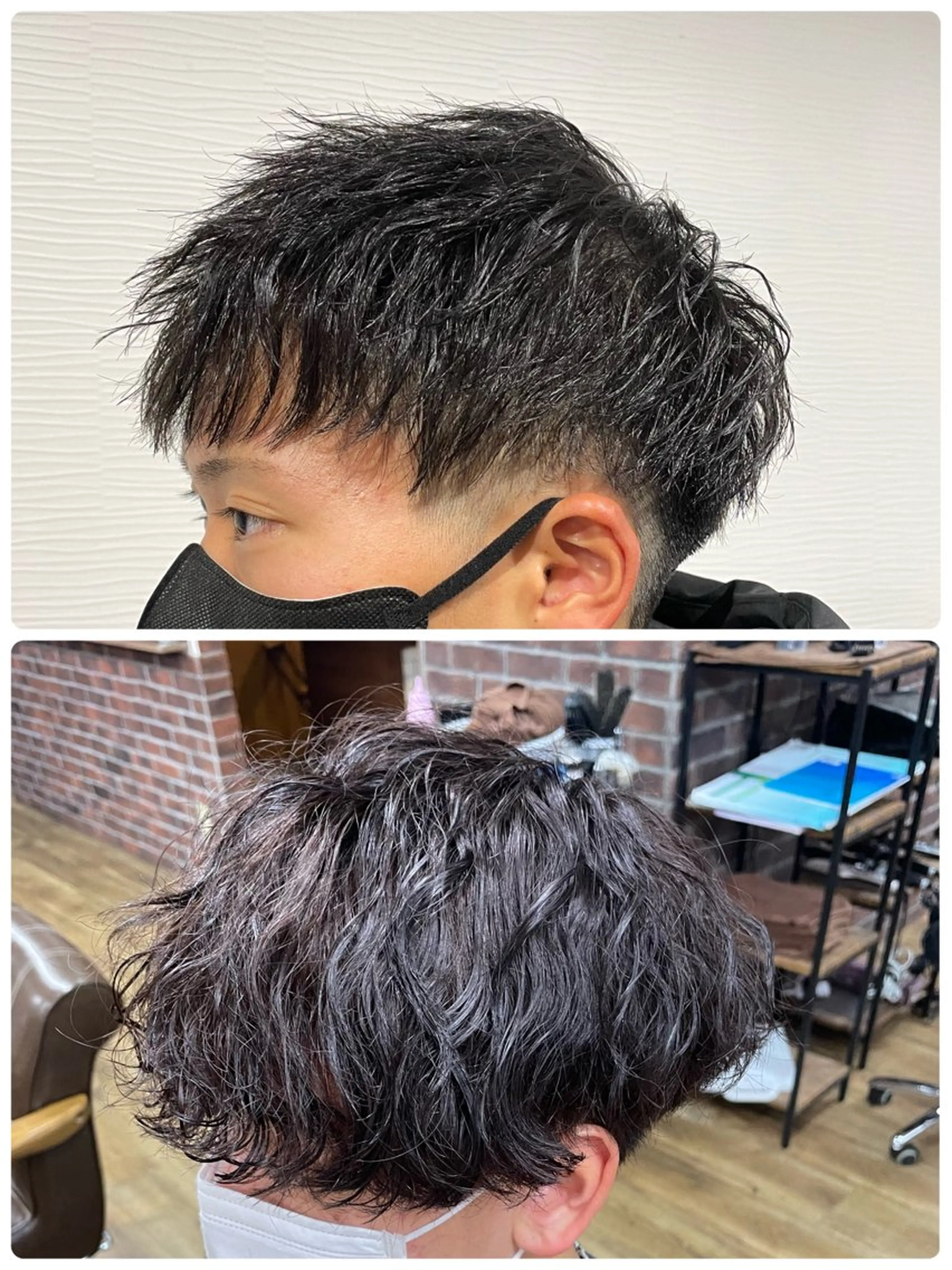 ショート メンズ メンズパーマ Hair salon HAL所属・佐藤 栄輔のヘアスタイル