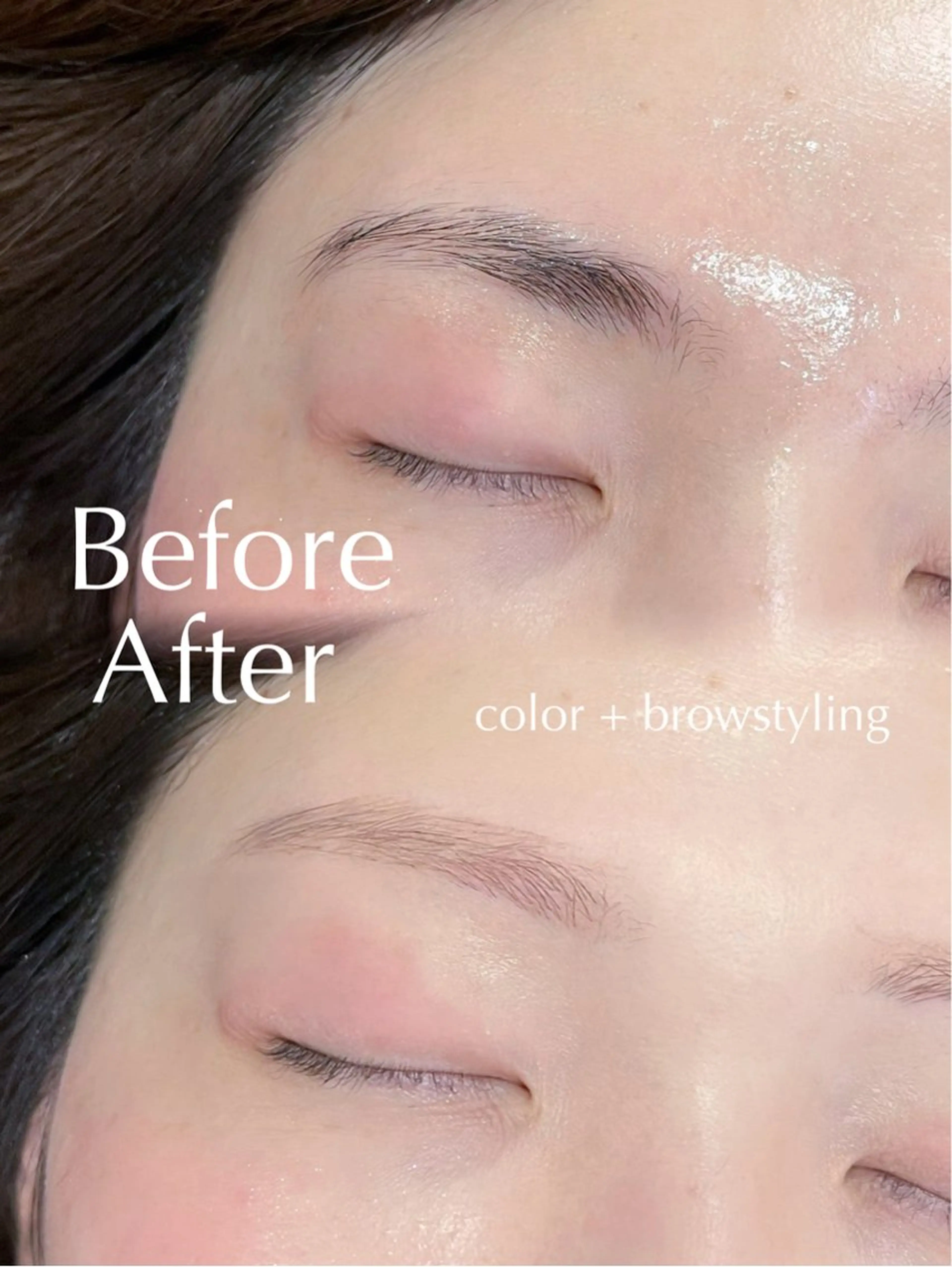 🎀アイブロウWAX(間引き○)＋ 眉毛カラー ＋眉メイク🎀の写真