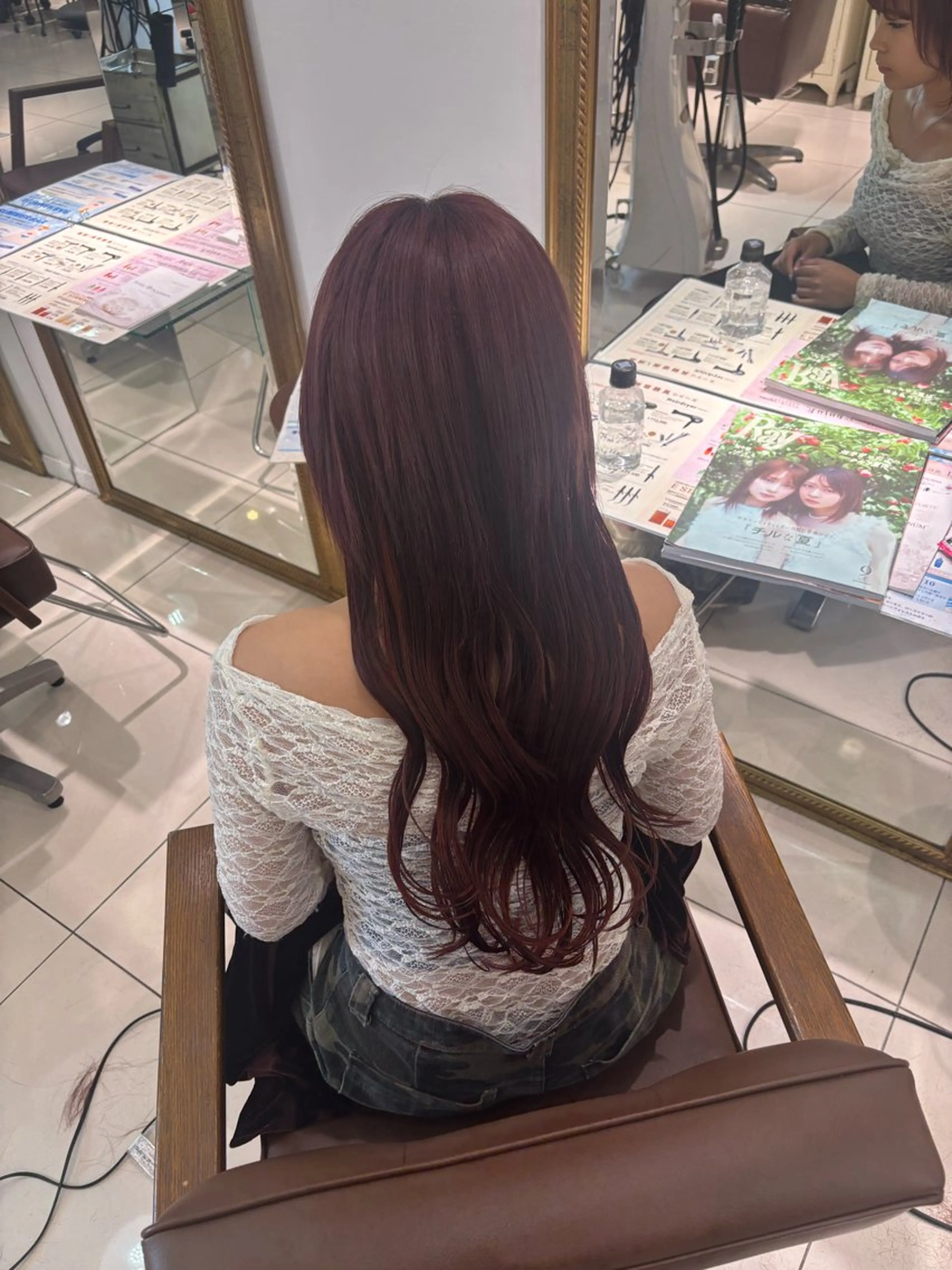 エクステ 韓国カシスピンク🩰 mai🐰ྀི🤍のヘアスタイル