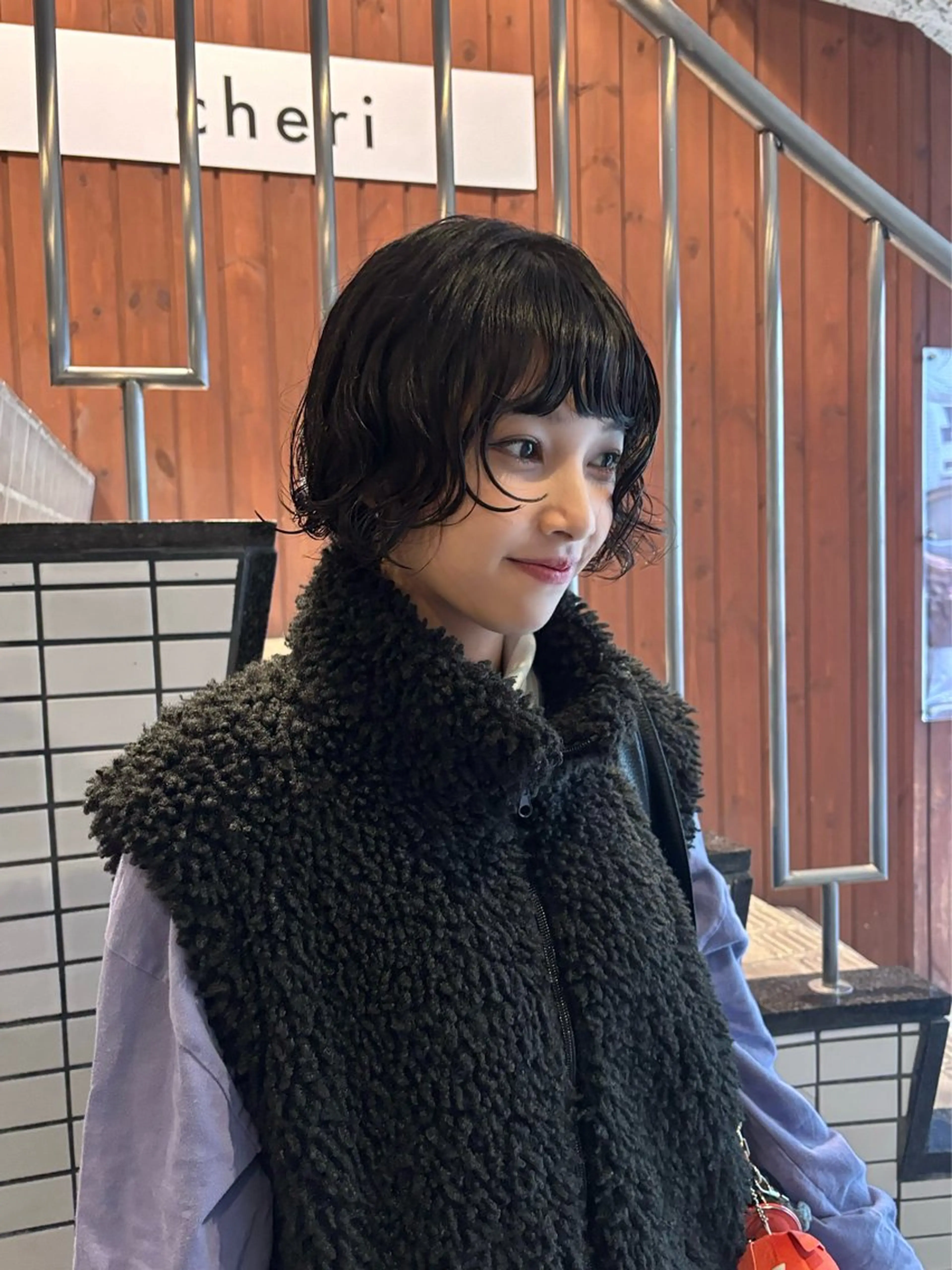 ショート パーマ ボブ/メンズ/パーマ /Tamakiのヘアスタイル