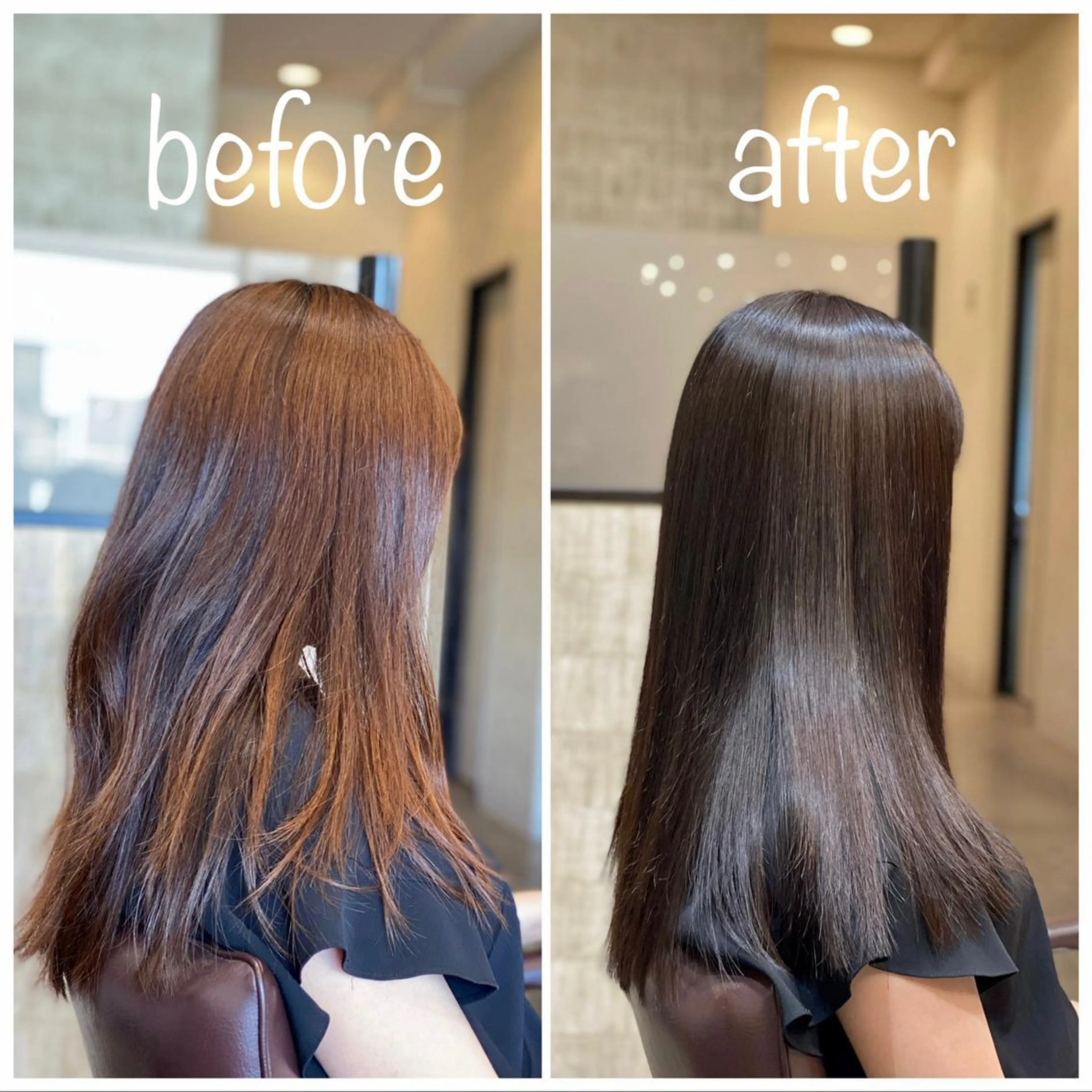 ロング パーマ 縮毛矯正 ストレートパーマ カット 縮毛矯正 トリートメント Hair Life LIB所属・宮城 将大のヘアスタイル