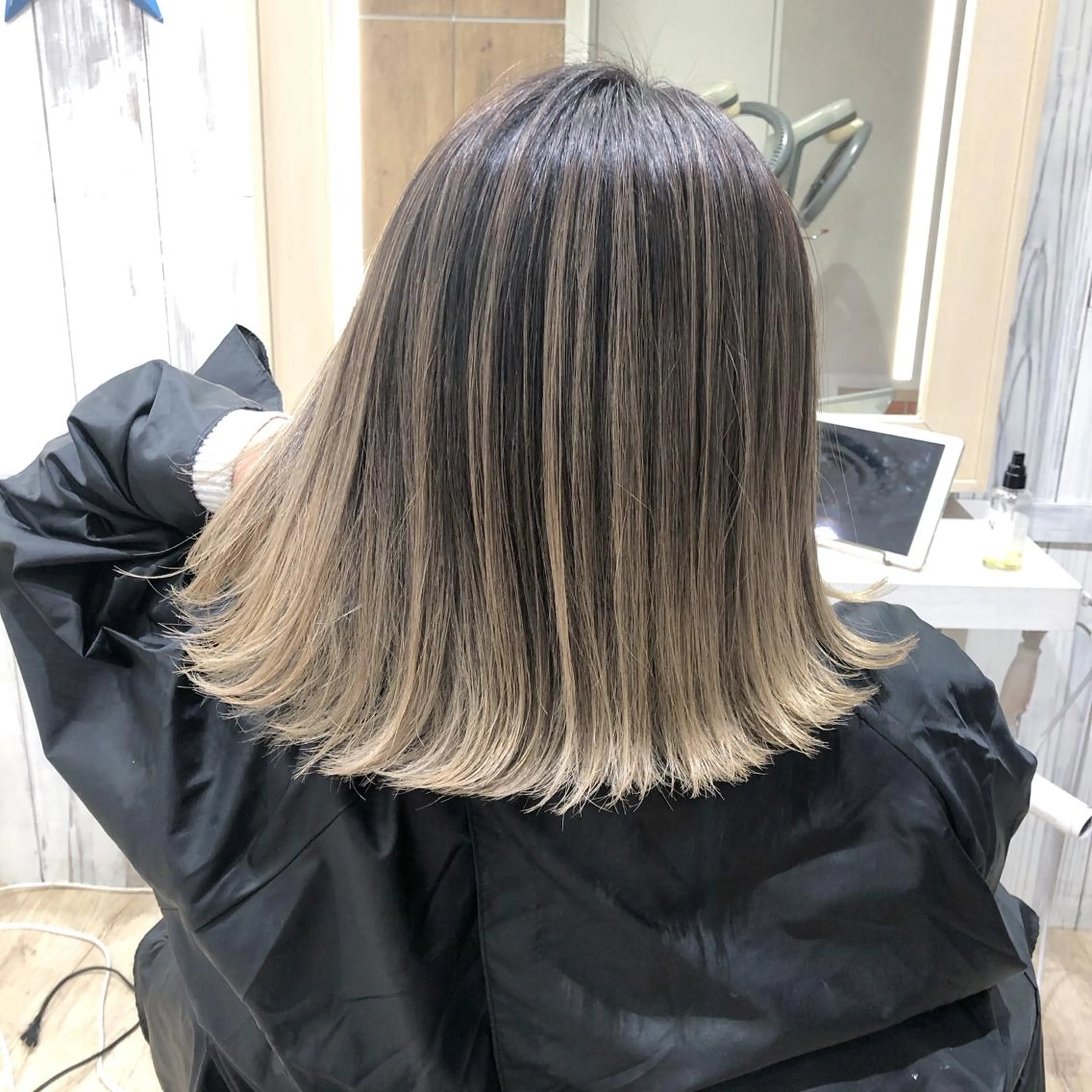 ミディアム カラー カット ヘアカラー ❤️ダブルカラー 髪質改善❤️SAYAのヘアスタイル