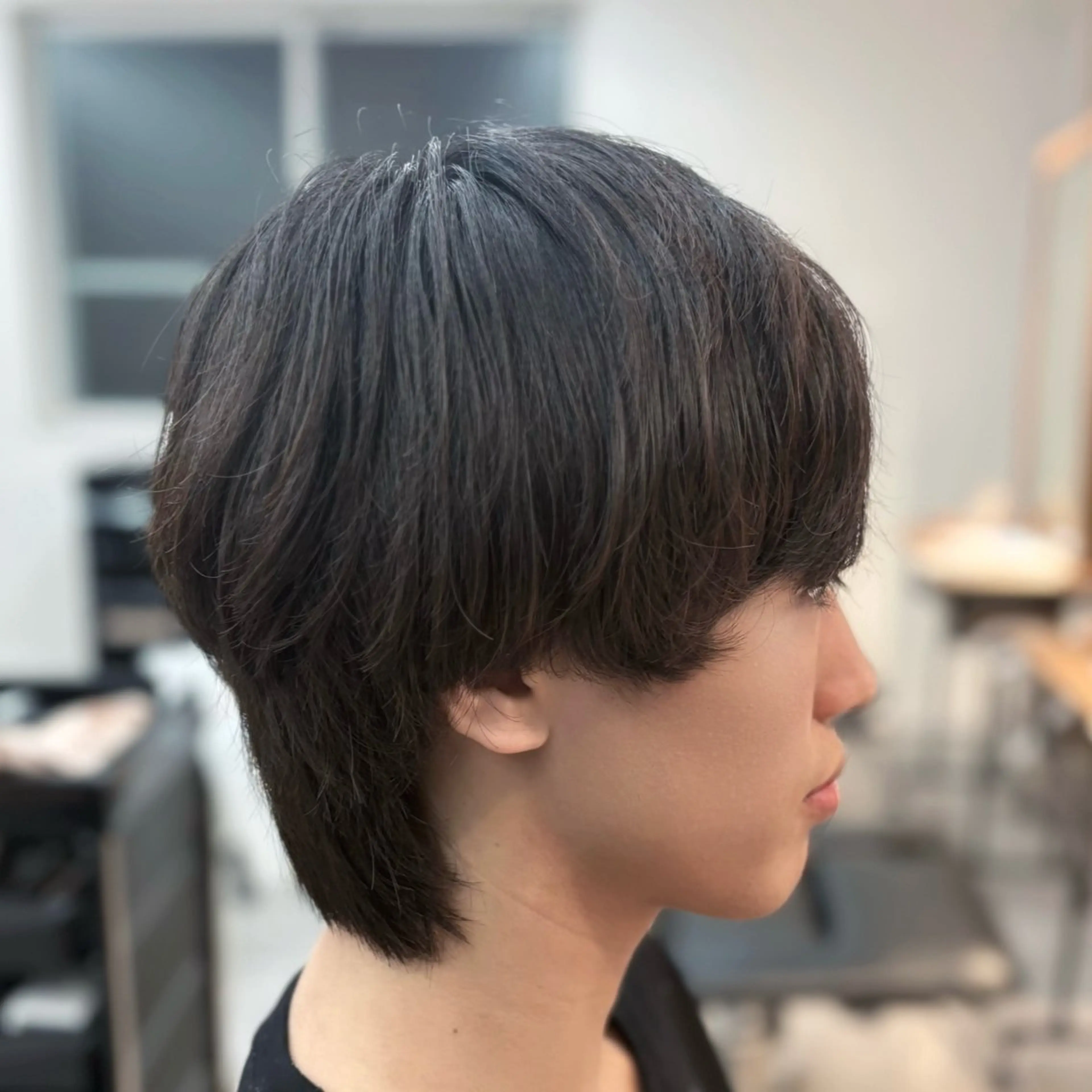 ミディアム ウルフカット カット メンズカラー/ウルフ マッシュ/千葉/大堰のヘアスタイル
