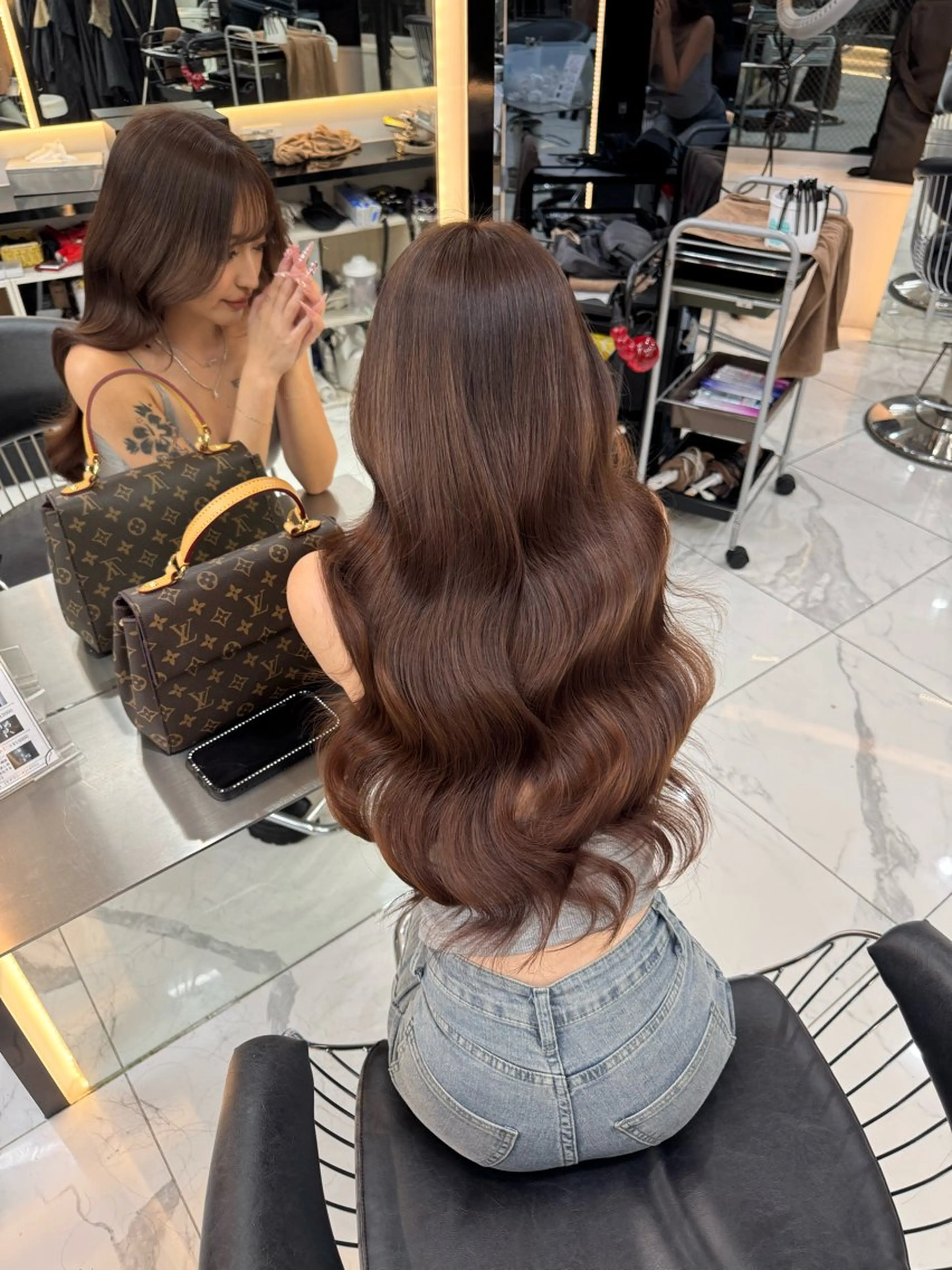 ロング カラー lapis 渋谷本店 きりかのヘアスタイル