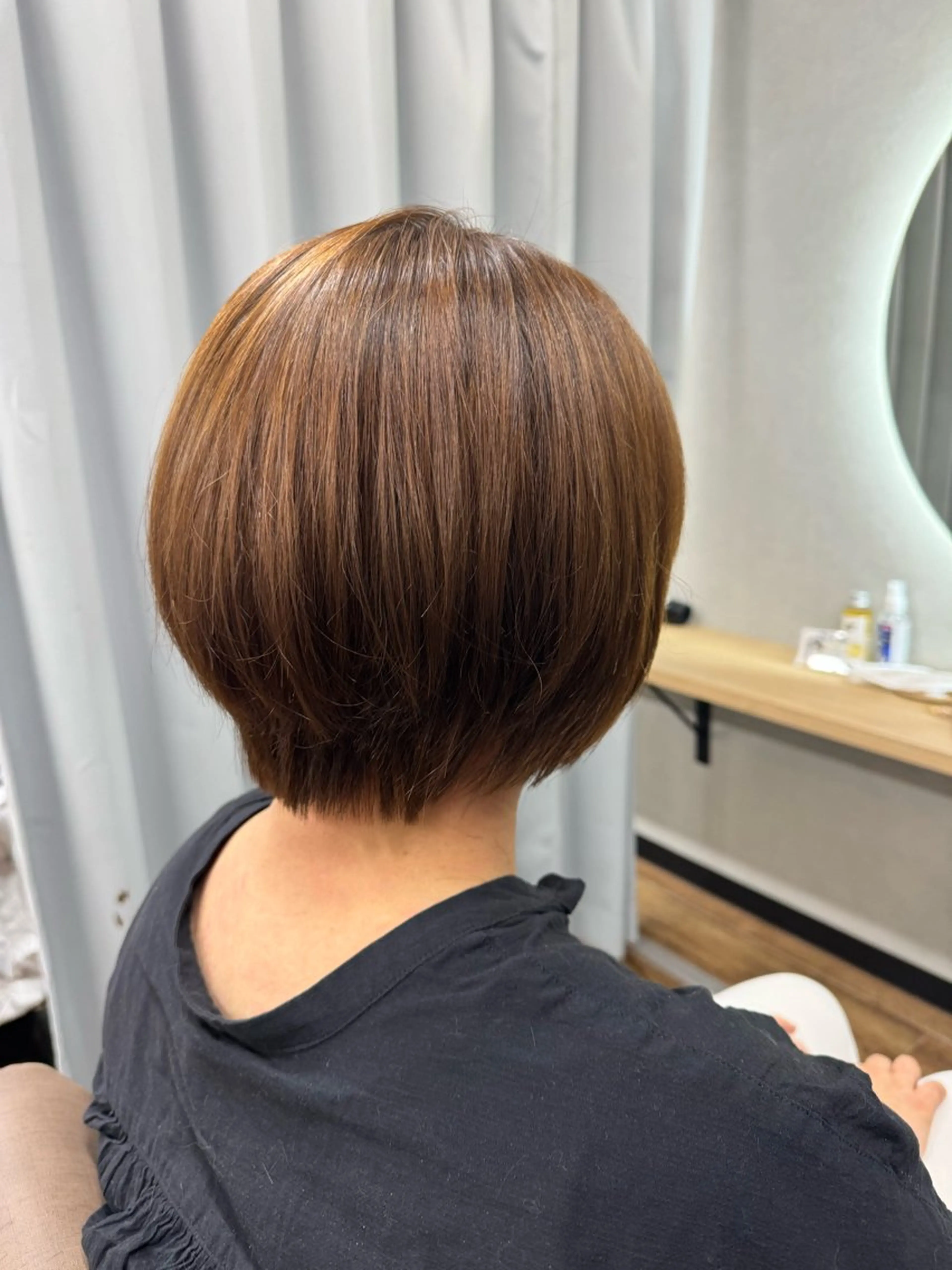 ミディアム カラー カット ヘアカラー トリートメント TELA HAIR 稲毛店　千尋のヘアスタイル