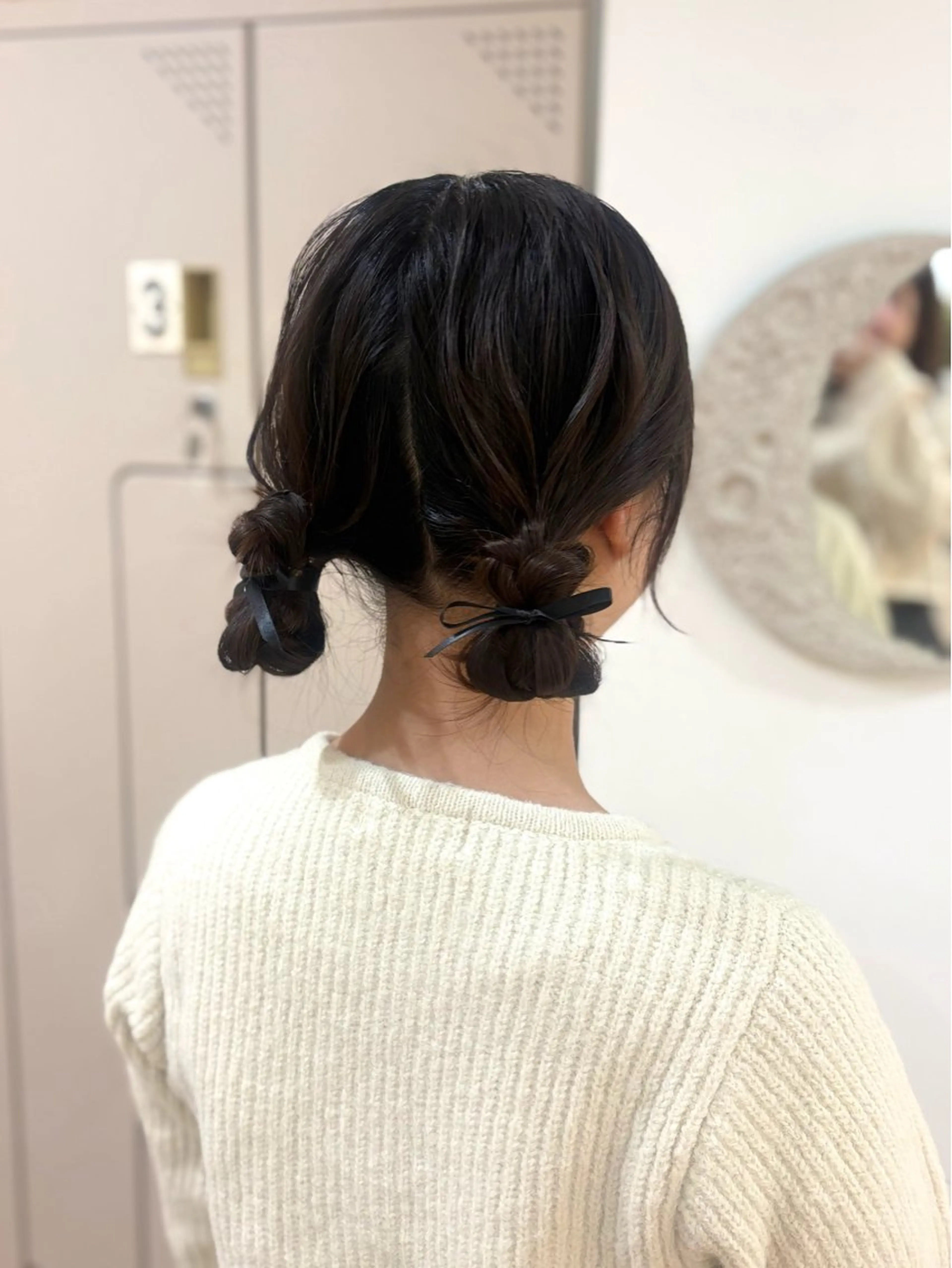 ヘアアレンジ お団子ヘア ヘアセット 🫧arisa🫧 レイヤー/アレンジのヘアスタイル