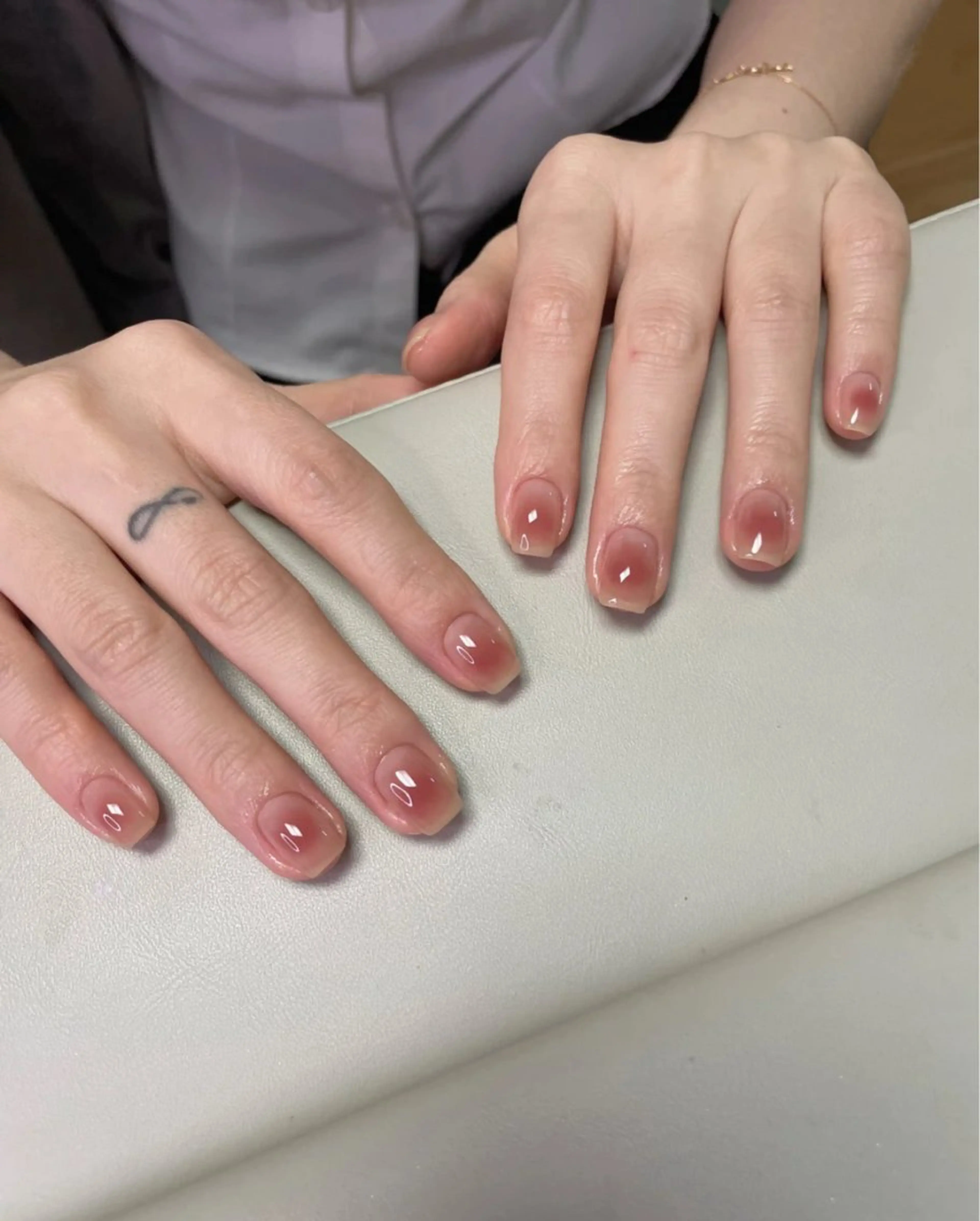 JRネイリスト　本甲 チーク　オフありの写真