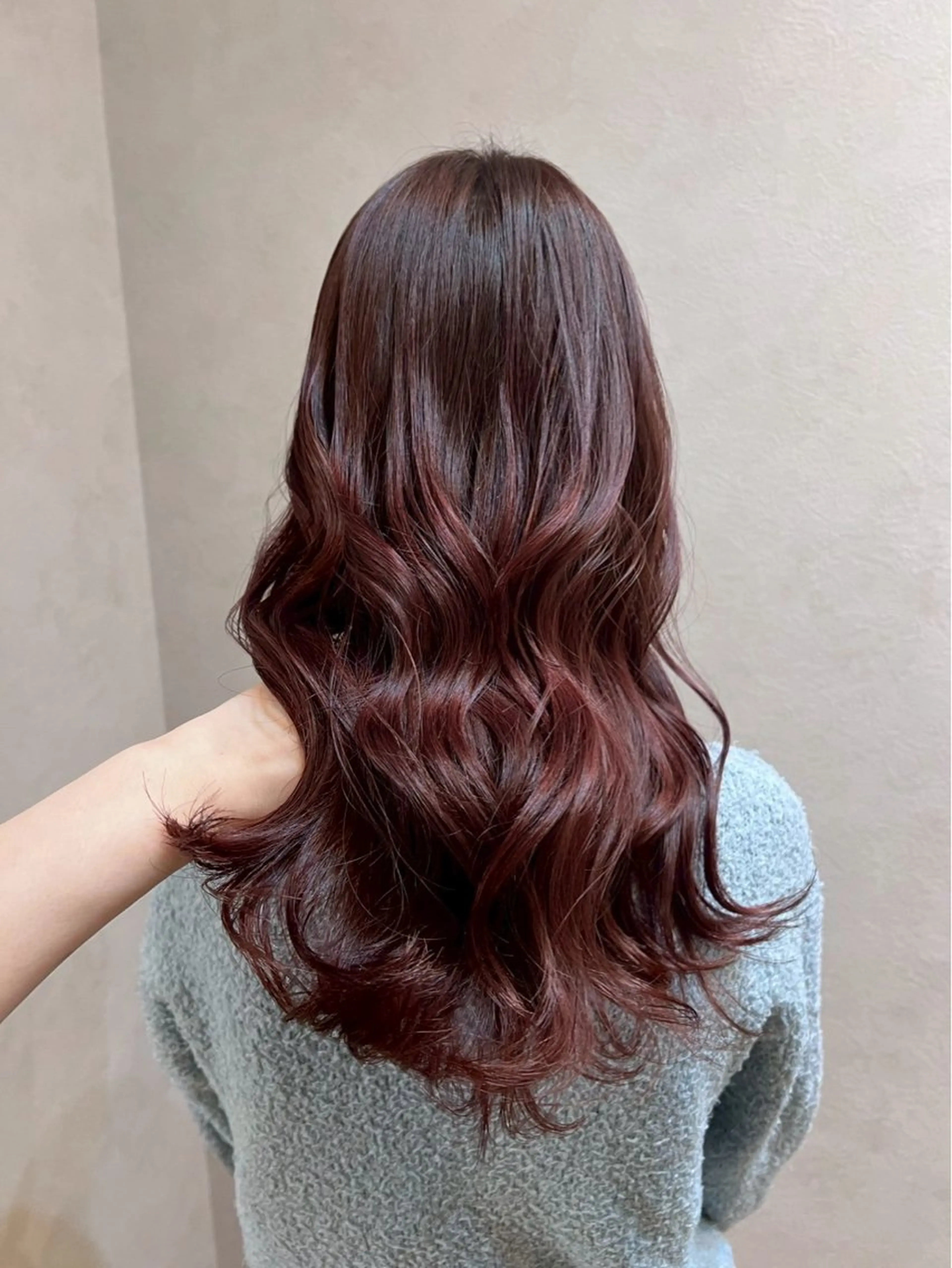 🩷ピンク系ワンカラー🩷＋1stepトリートメント🍑の写真