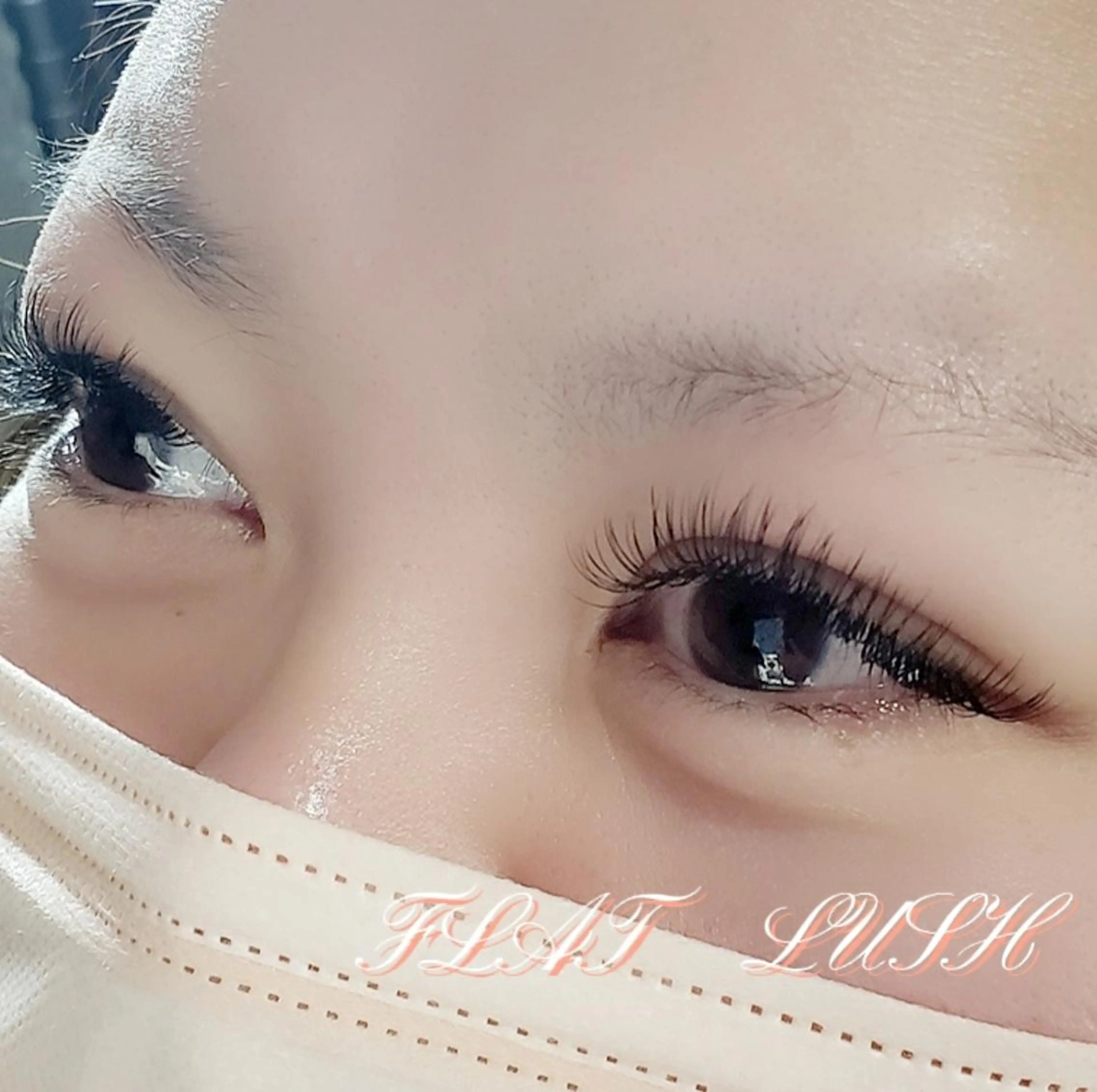 マツエク・マツパ 付け放題 フラットラッシュ ナチュラル マツエク Private salon LUANA所属・Private🌿 salonLUANAのマツエク・マツパデザイン