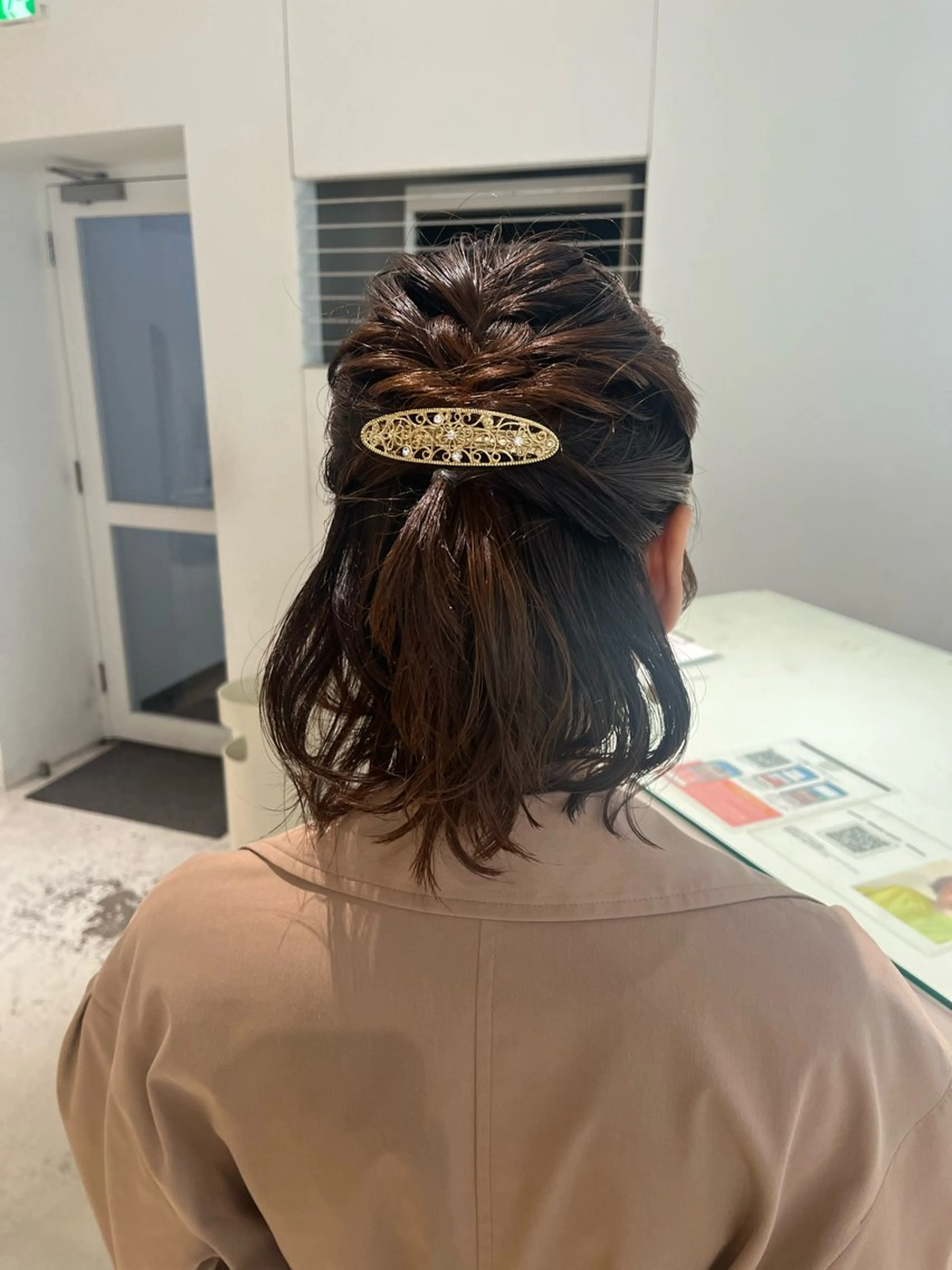 ヘアアレンジ ヘアセット モテ髪💞ツヤカラー ˚✧₊amuのヘアスタイル