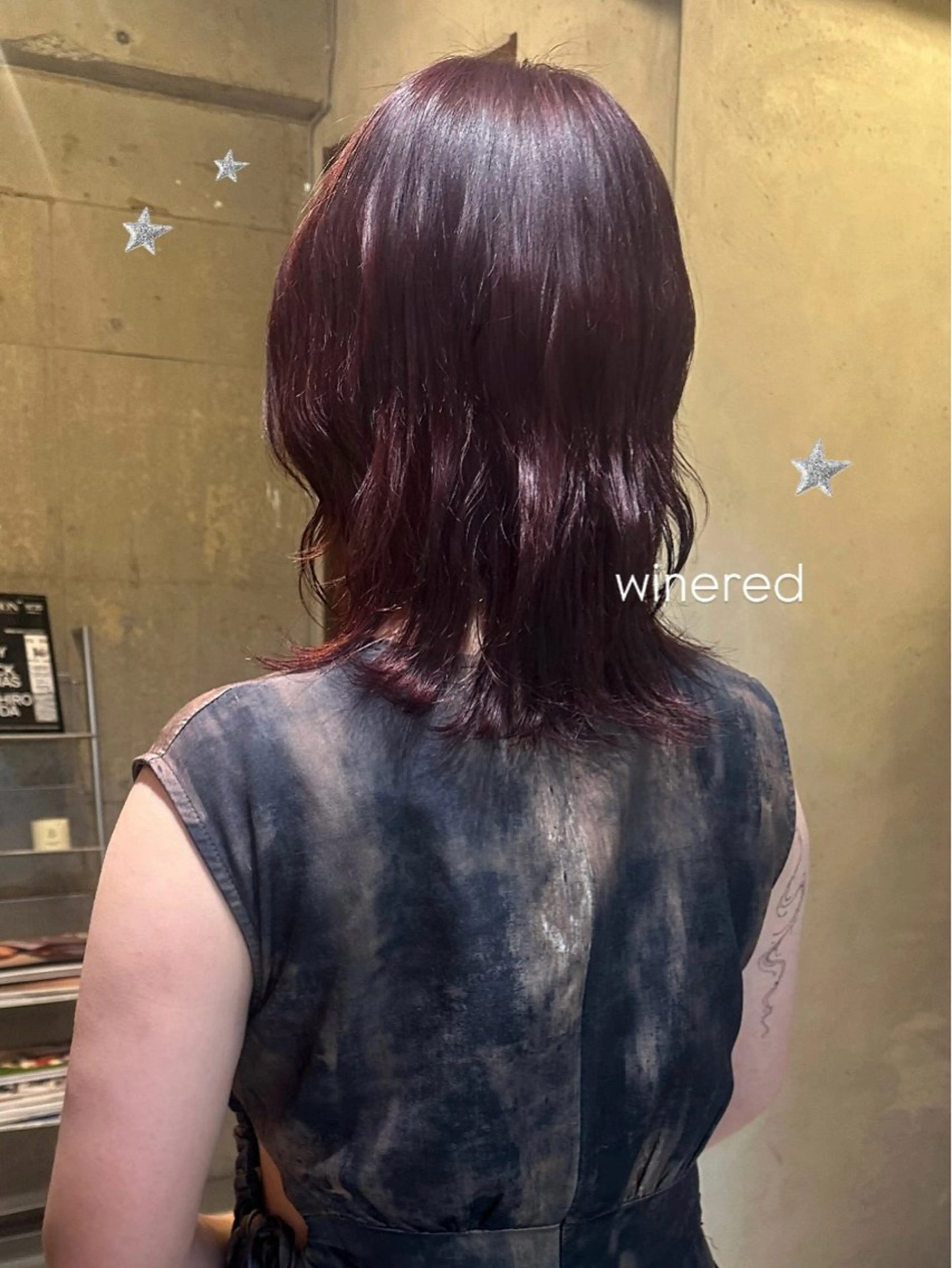 ミディアム カラー カット ヘアカラー トリートメント 暖色/レイヤーカット 🌙オノユリカのヘアスタイル