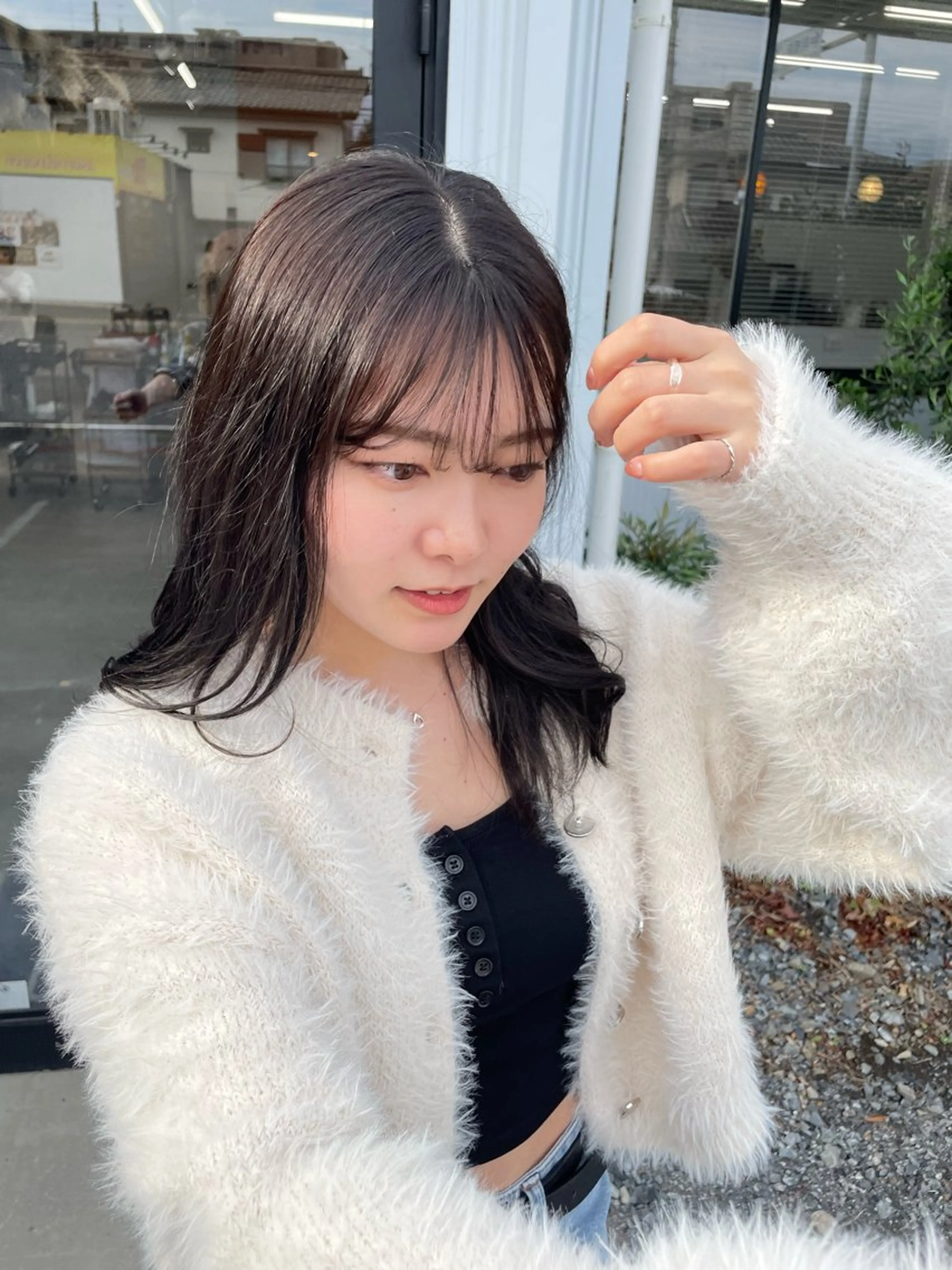 セミロング カラー Latte川原店所属・金古 美優のヘアスタイル