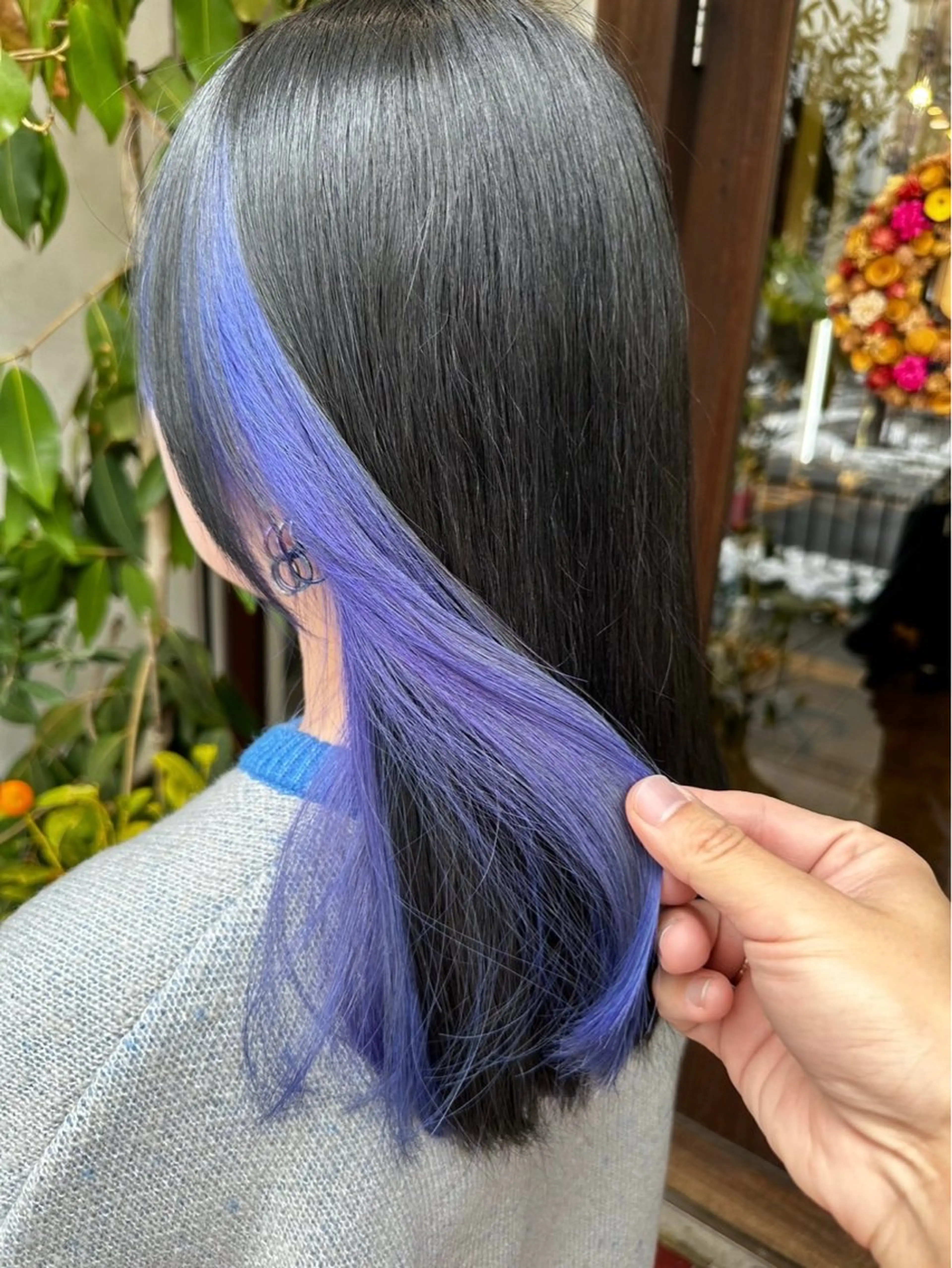 ロング カラー ヘアカラー トリートメント UNBLEACH ブリーチカラーのヘアスタイル