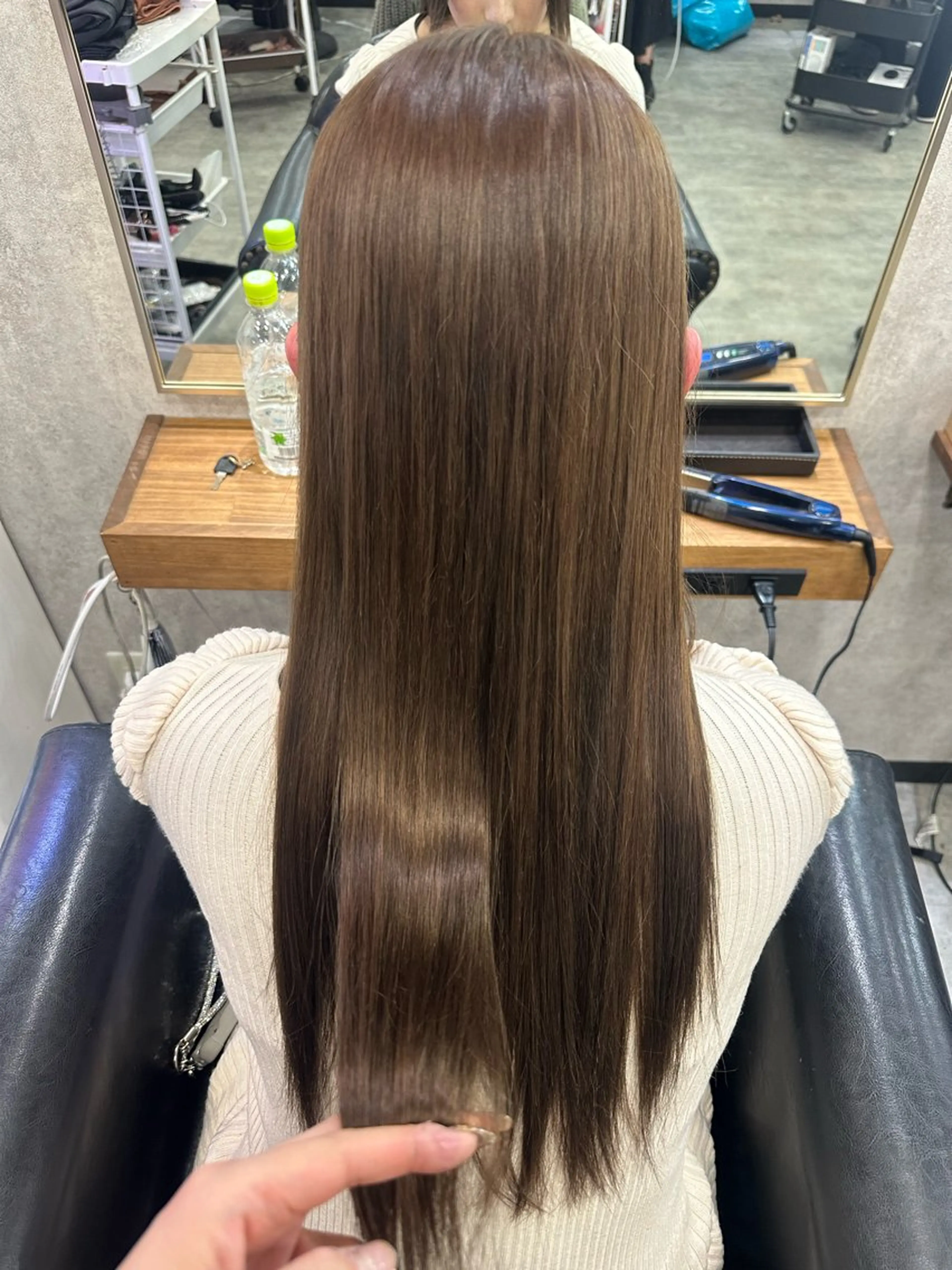 ロング トリートメント ヘアカラー トリートメント MOURI CHISATOのヘアスタイル