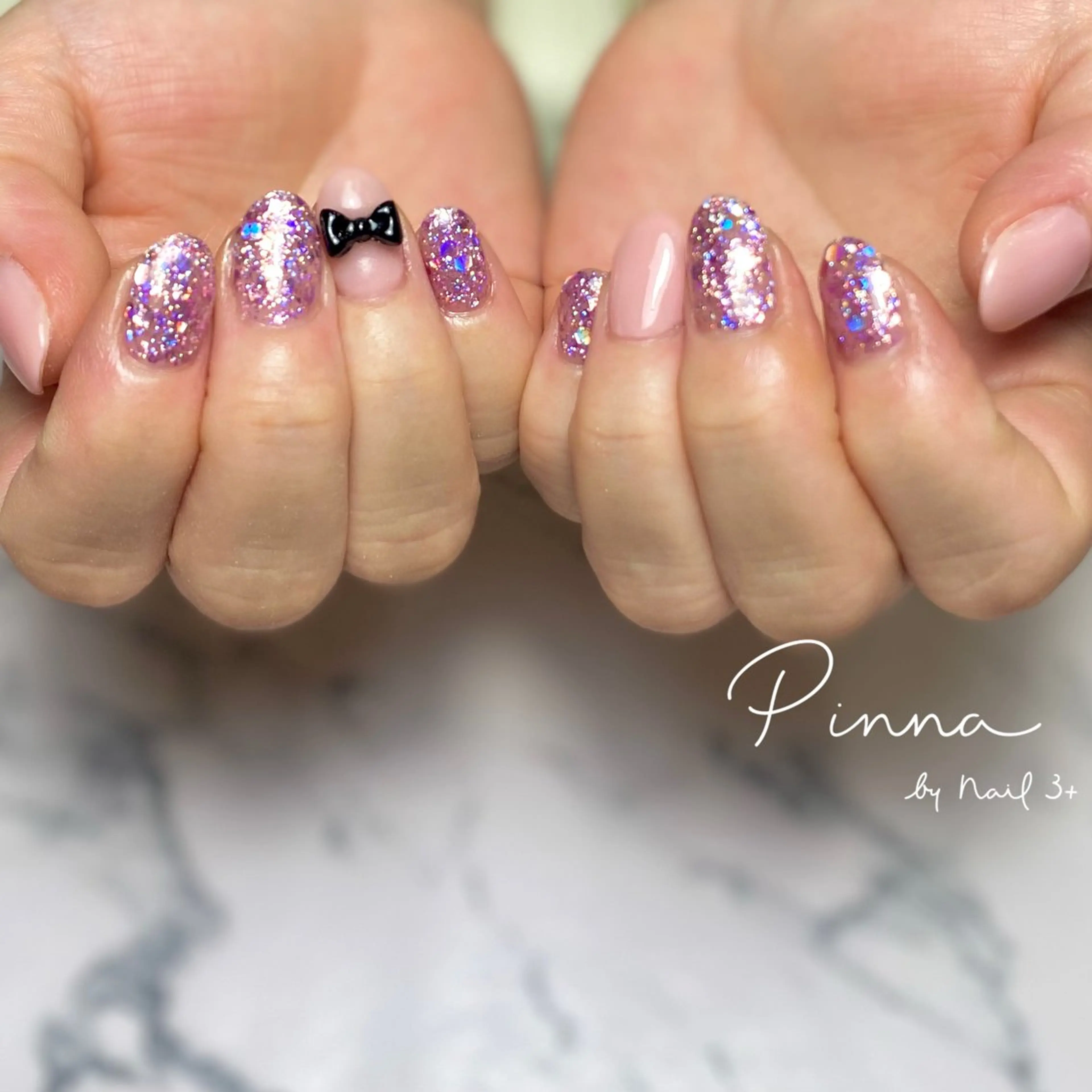 ネイル ピンク Pinna by nail3+所属・Mayu 🌷🦋のネイルデザイン