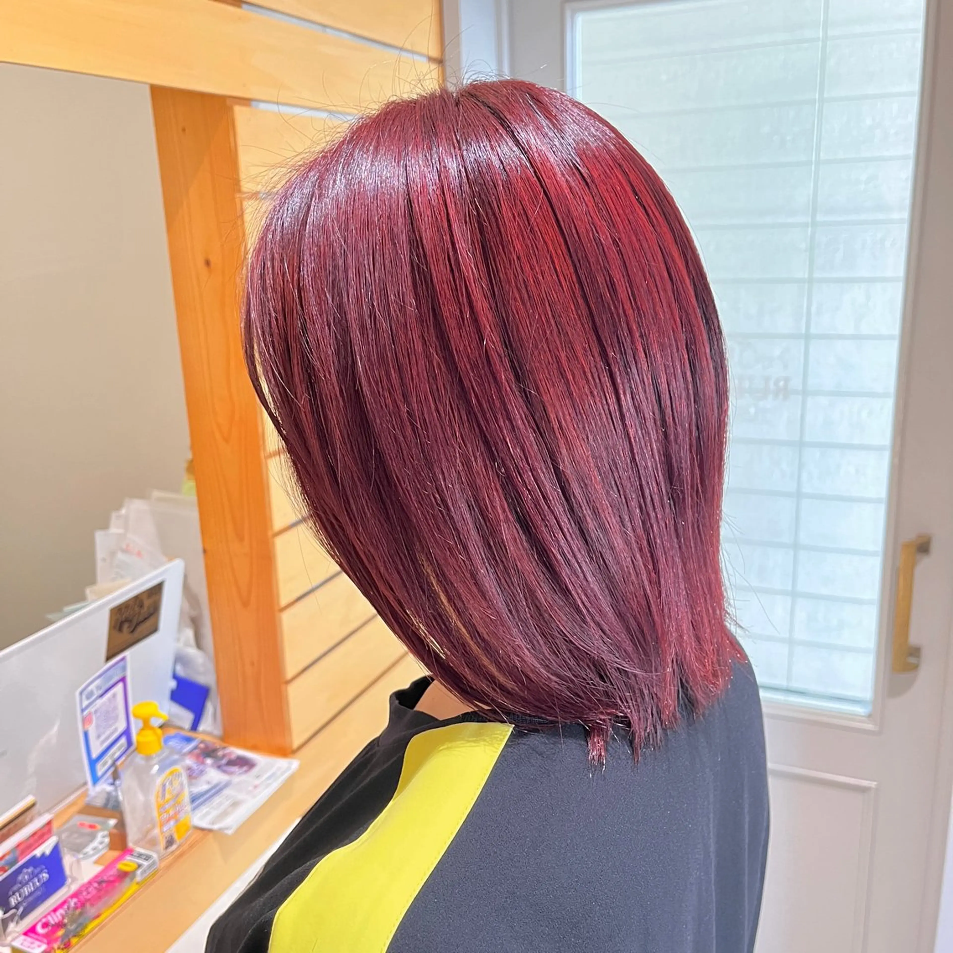 ミディアム カラー ブリーチ ブリーチなしカラー カット ヘアカラー トリートメント RUBEUS【ルベウス】所属・✨艶々カラー🎨 杉本賢人のヘアスタイル