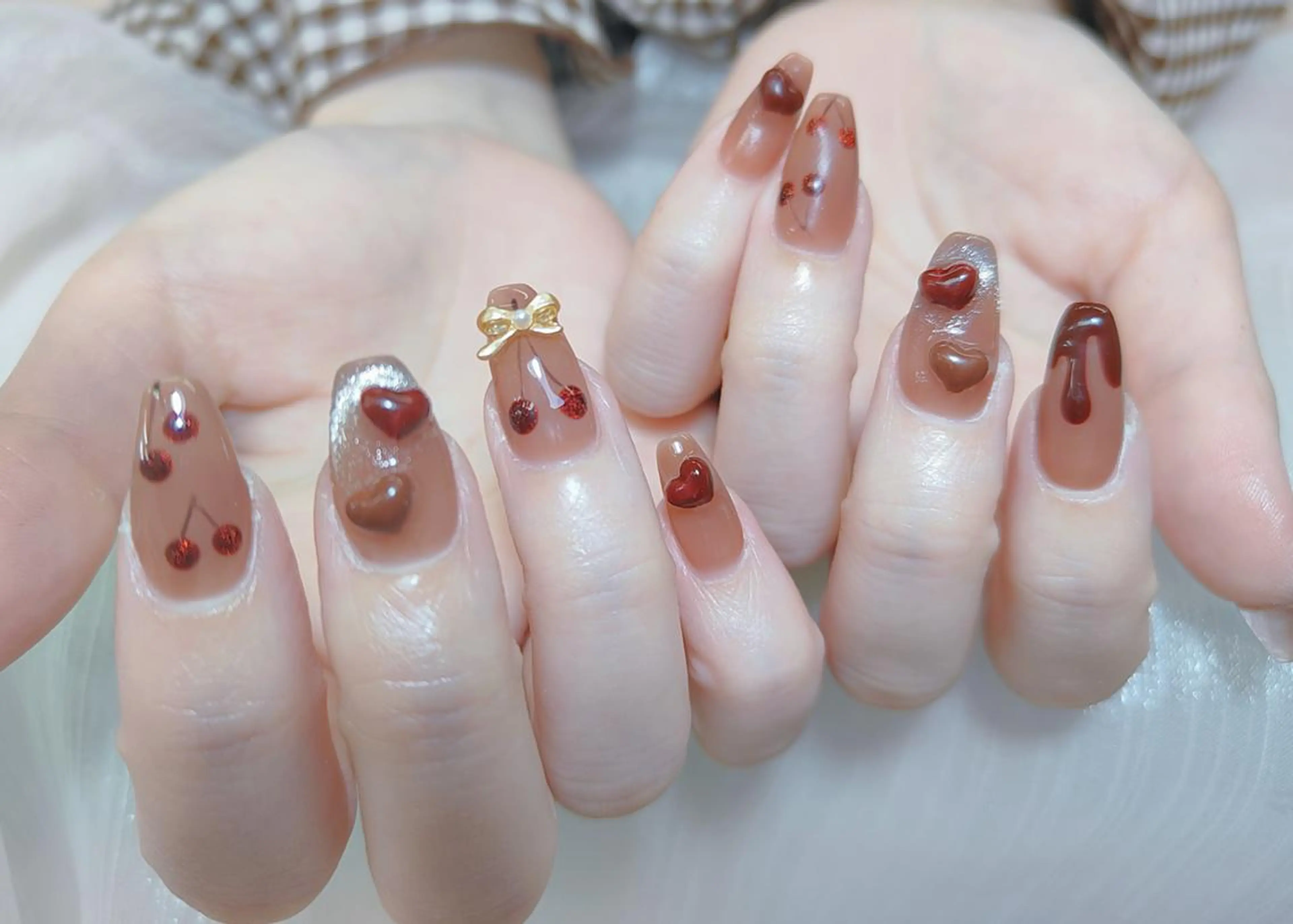 自爪★持ち込みデザイン10本(ジェルオフ無料込み)の写真