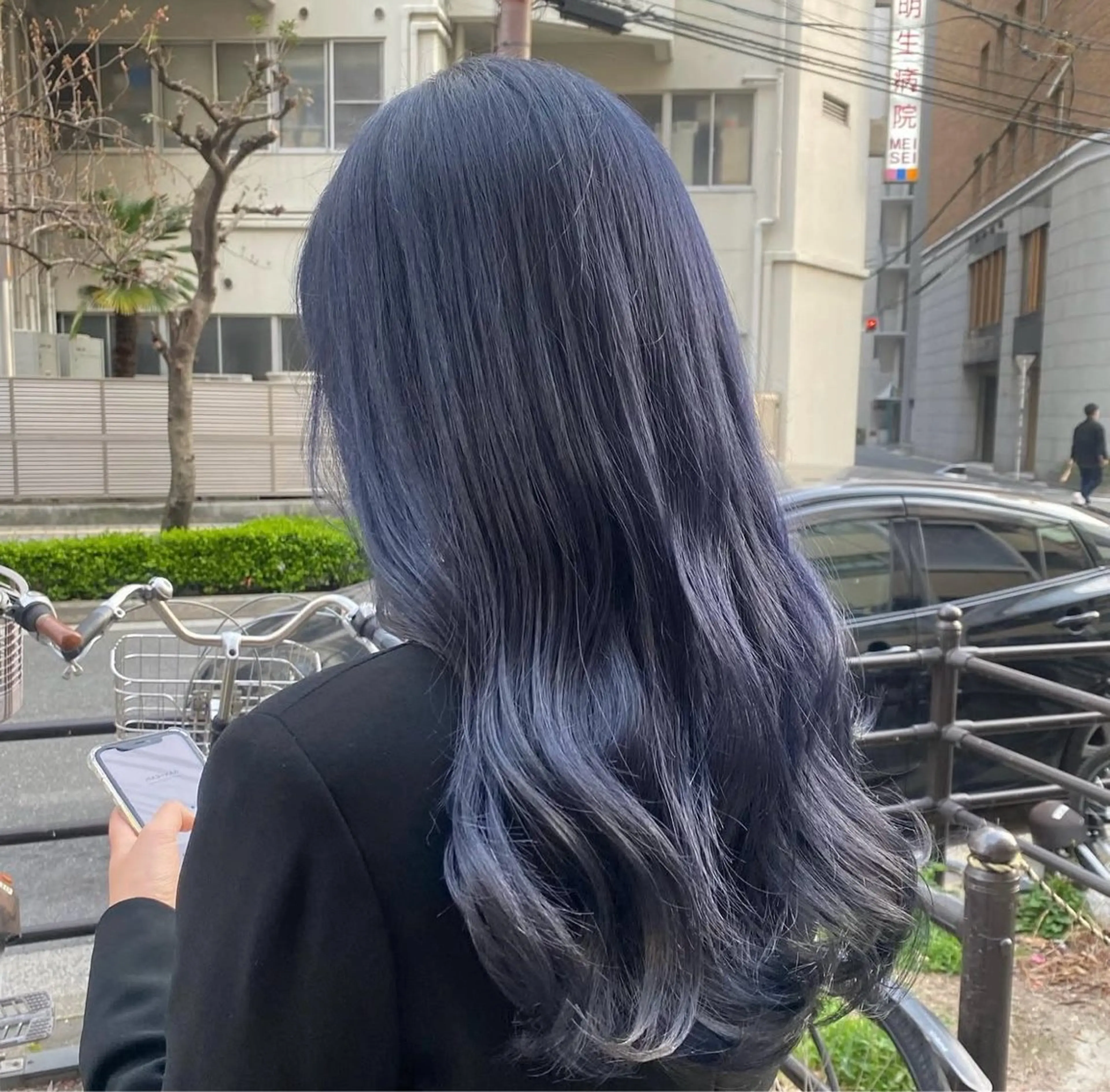 ロング カラー 生尾 虹水のヘアスタイル