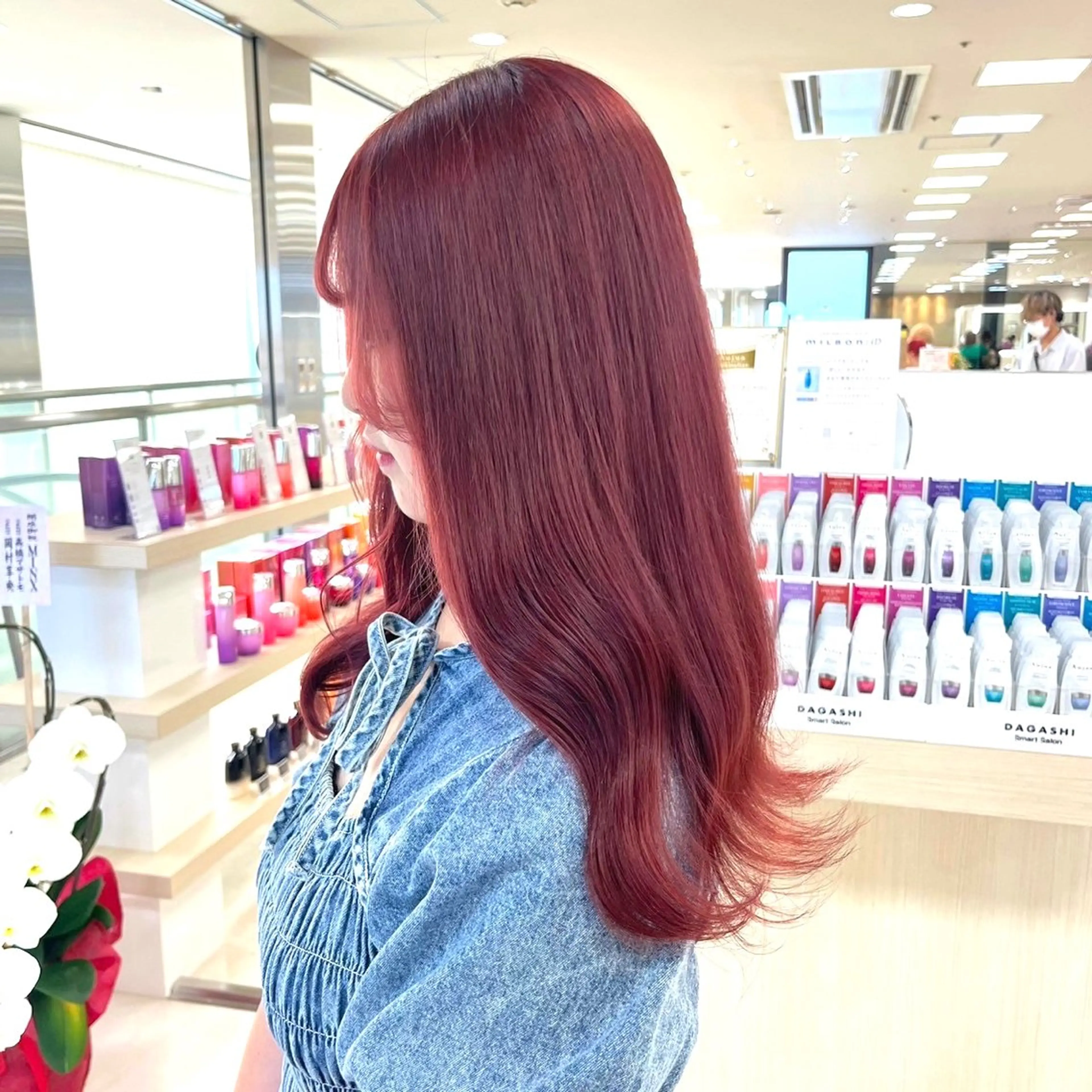 カラー 髪質改善/縮毛矯正/ 暖色カラー💫のヘアスタイル