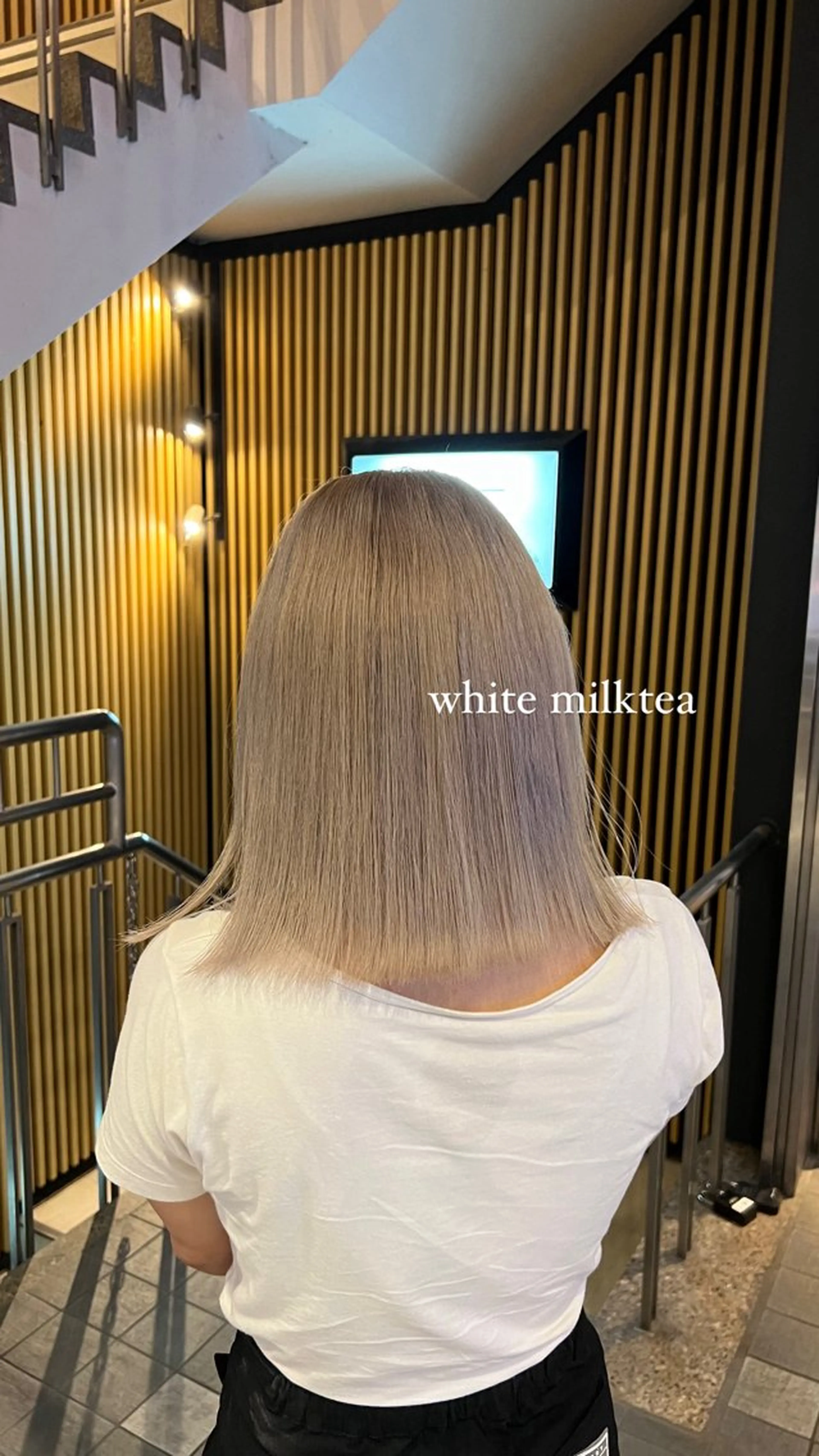 ミディアム カラー 🩷  ayaka ハイトーン 🩷のヘアスタイル