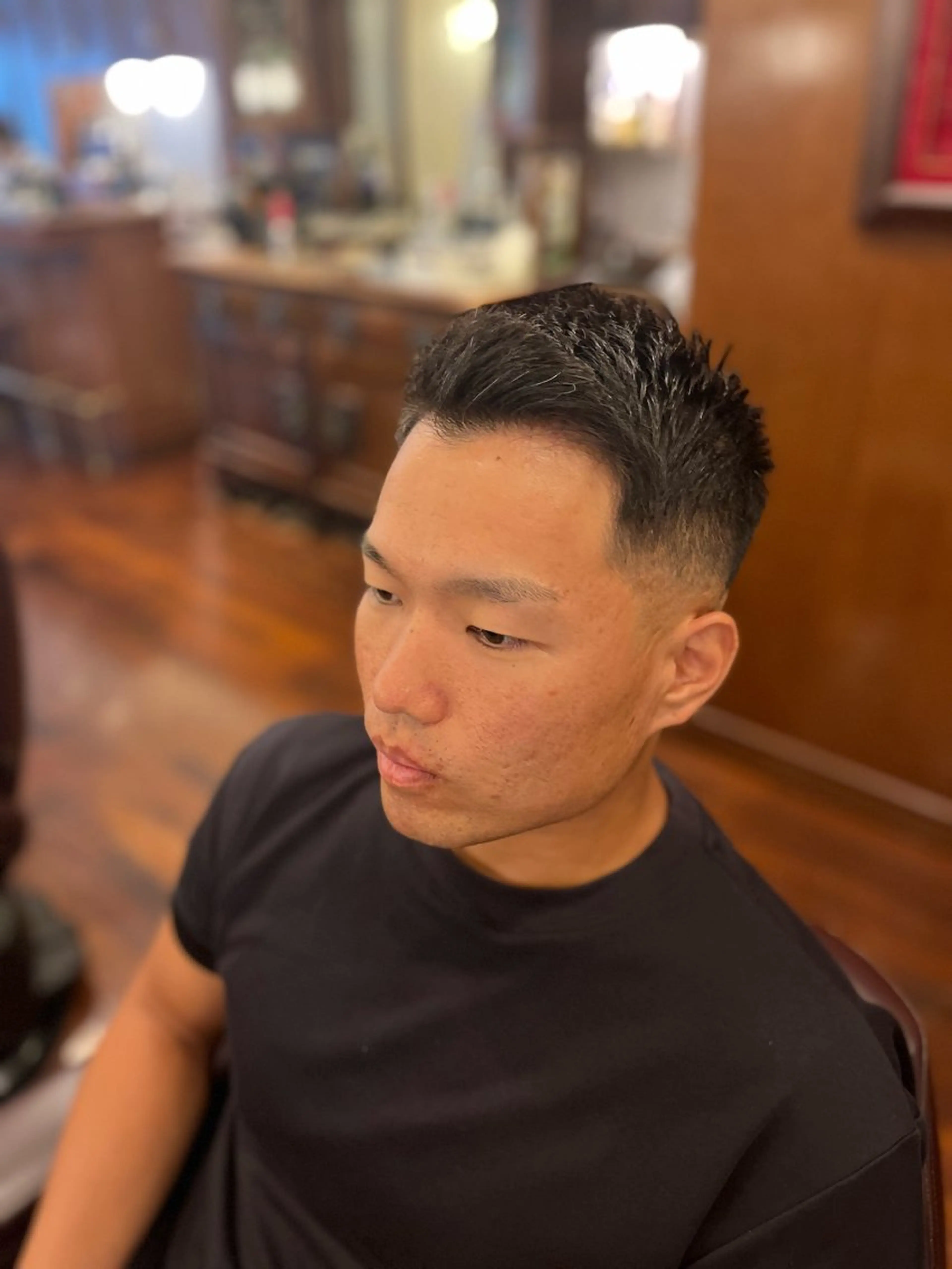 ショート メンズ フェードカット スキンフェード 💈河村 美波💈のヘアスタイル