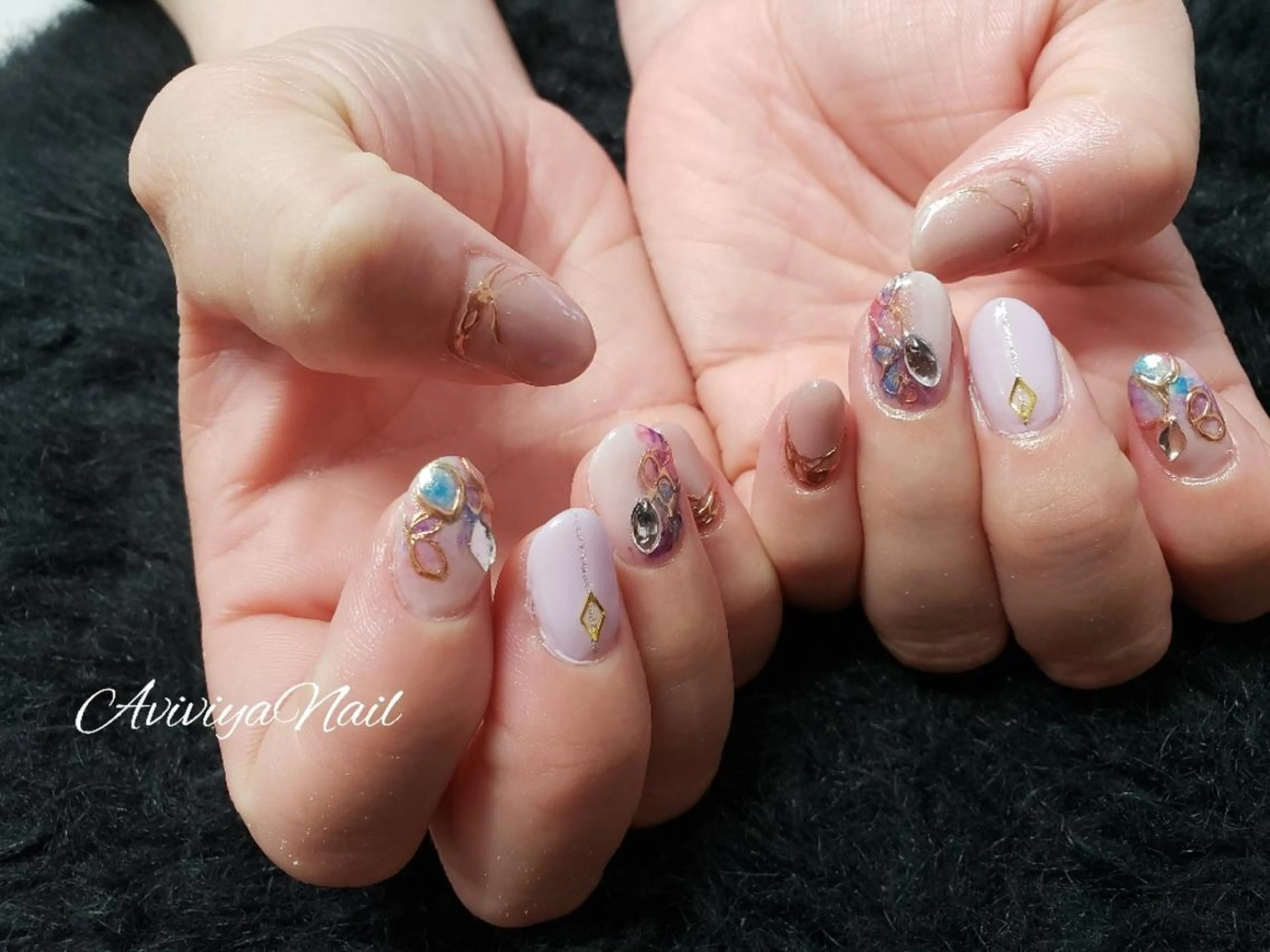 ネイル フラワーネイル AviviyaNail所属・kubo ayaのネイルデザイン