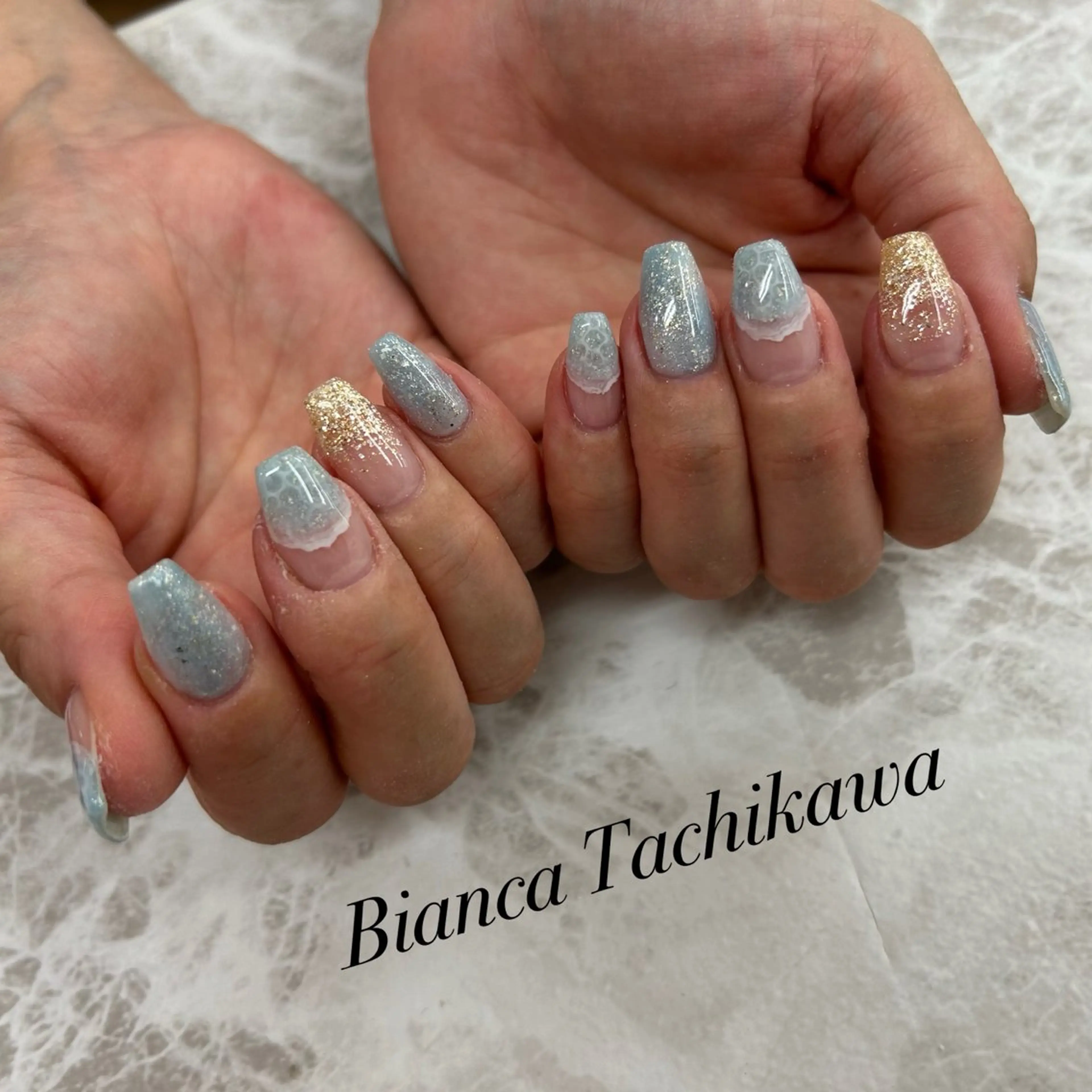 ネイル ハンドネイル Bianca 立川店 小川のネイルデザイン