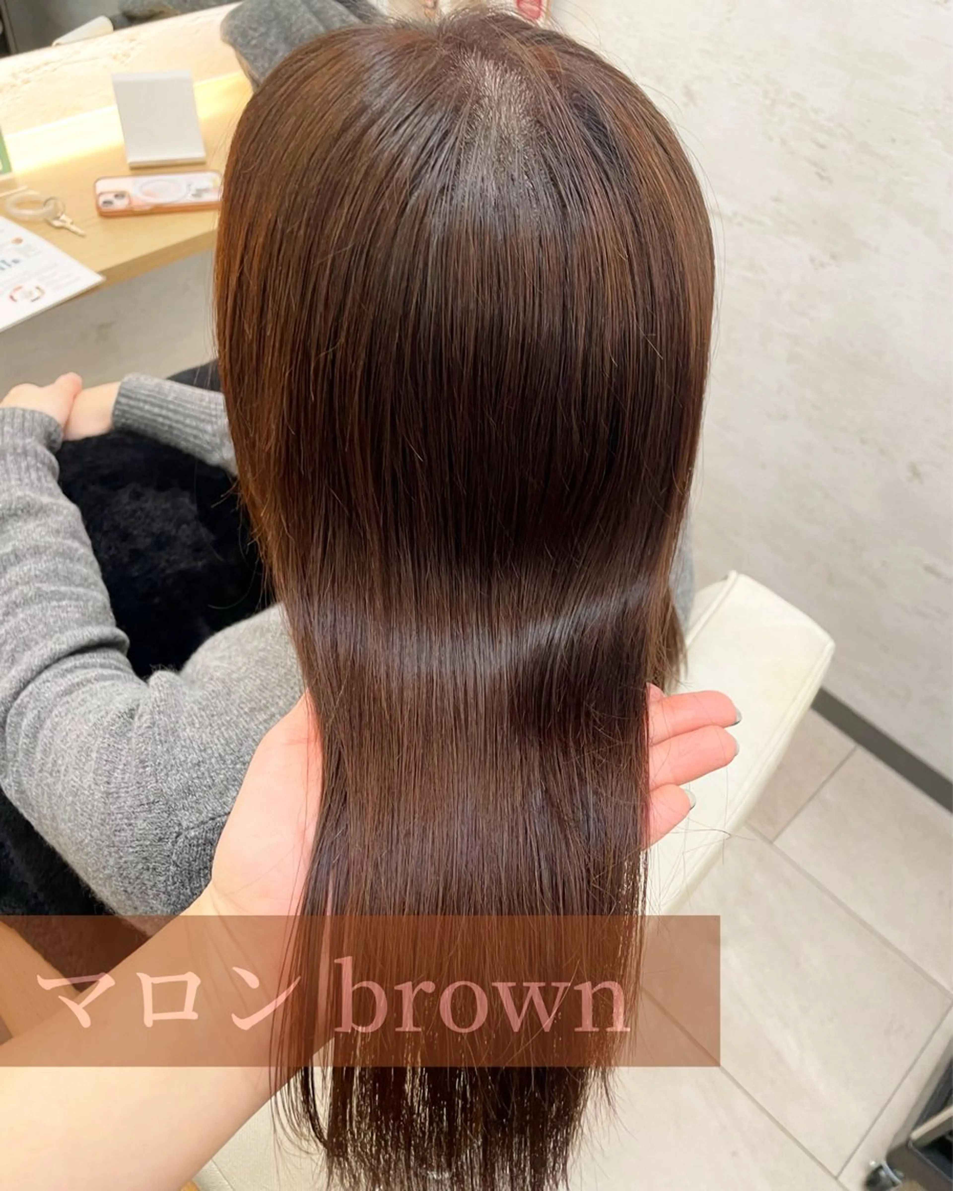 ロング カラー カット ヘアカラー トリートメント 高橋 芽衣のヘアスタイル