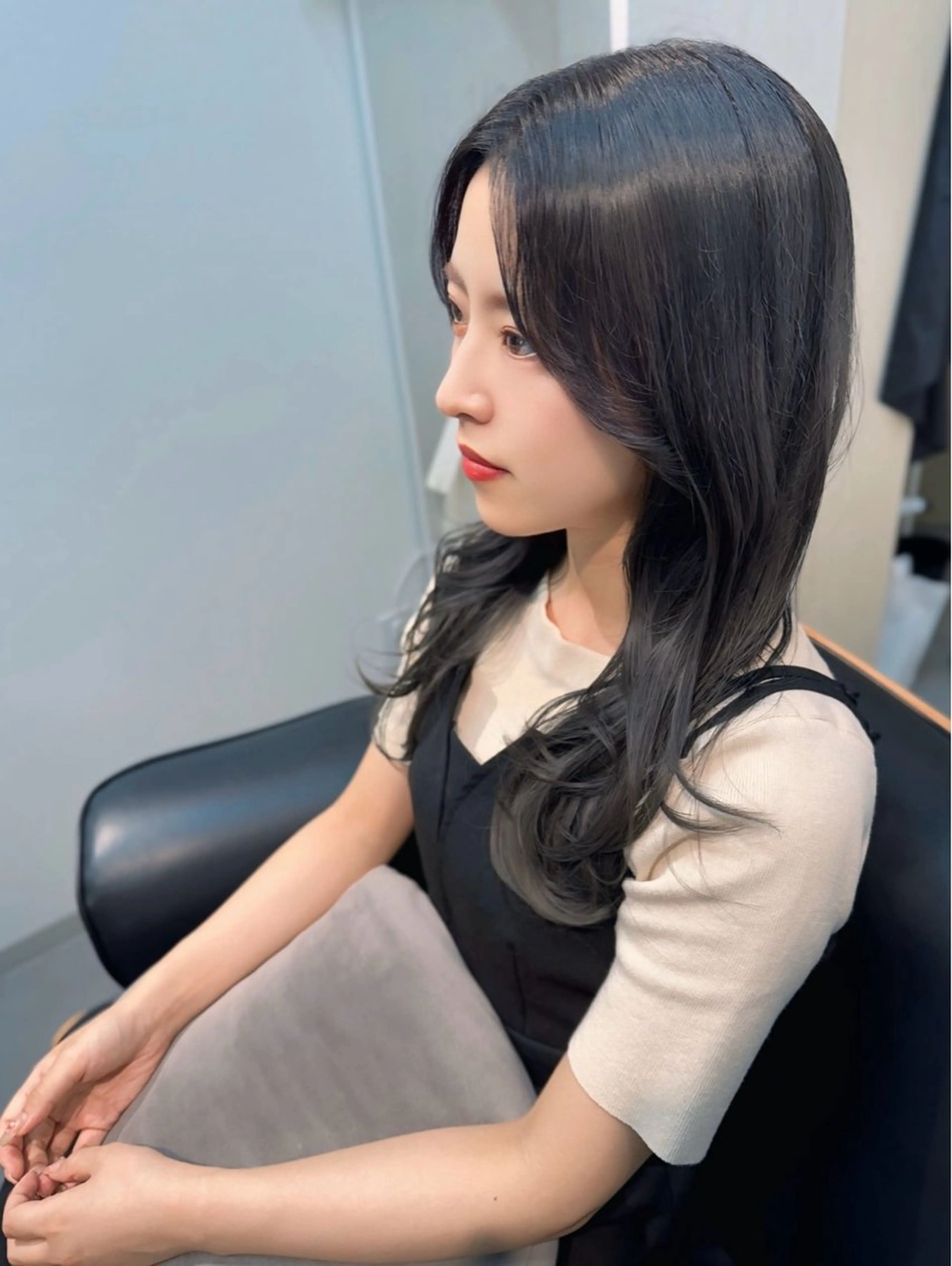 ロング カラー アディクシーカラー イルミナカラー 髪質改善 縮毛矯正 トリートメント カット ヘアカラー トリートメント The Apartment of Solon 船橋 2nd所属・NEO髪質改善⚜️ 縮毛矯正/高橋潤のヘアスタイル