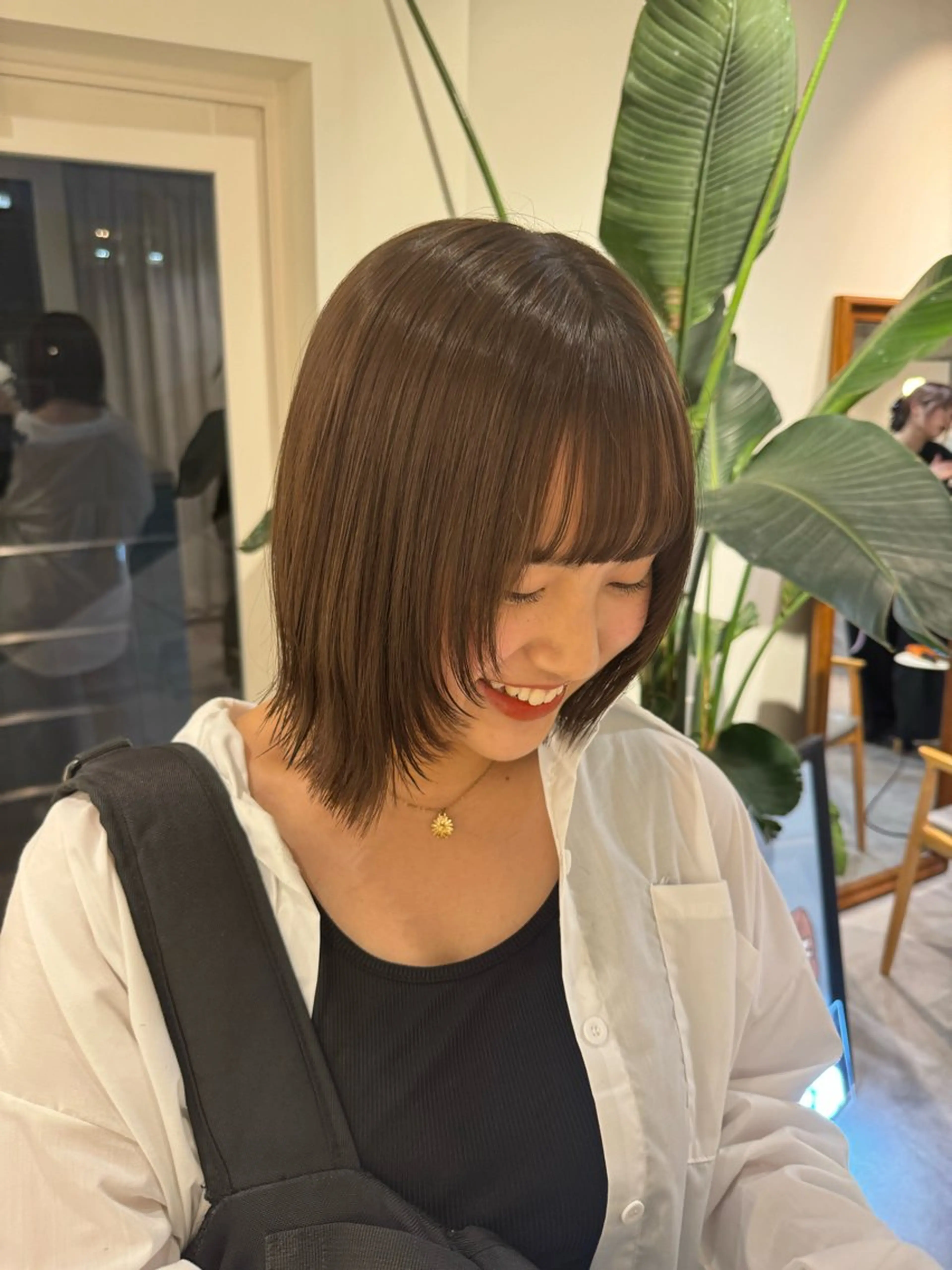 ミディアム カラー ayaka♡ 柔らかカラーのヘアスタイル