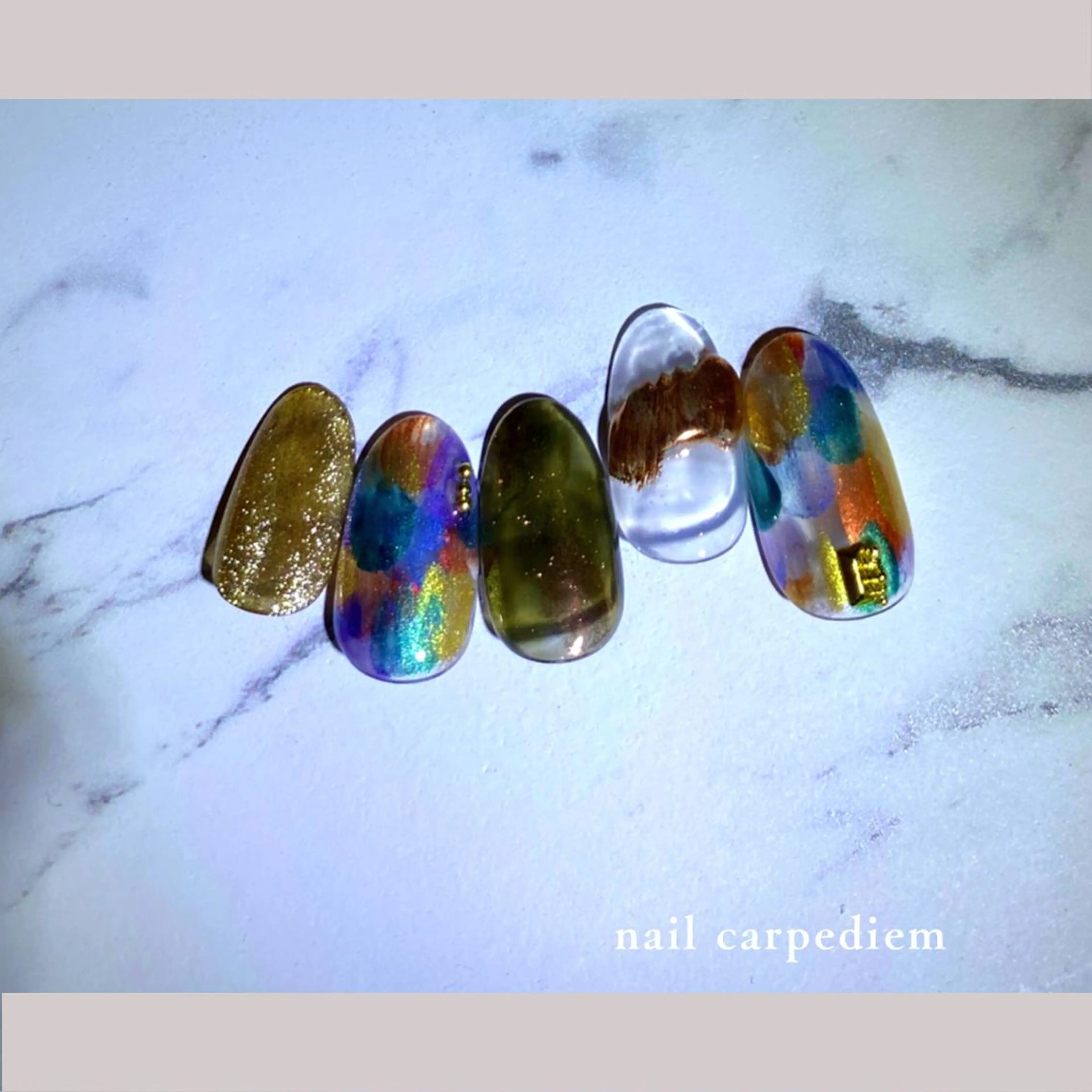 ネイル 城東区ネイルサロン carpediemのネイルデザイン