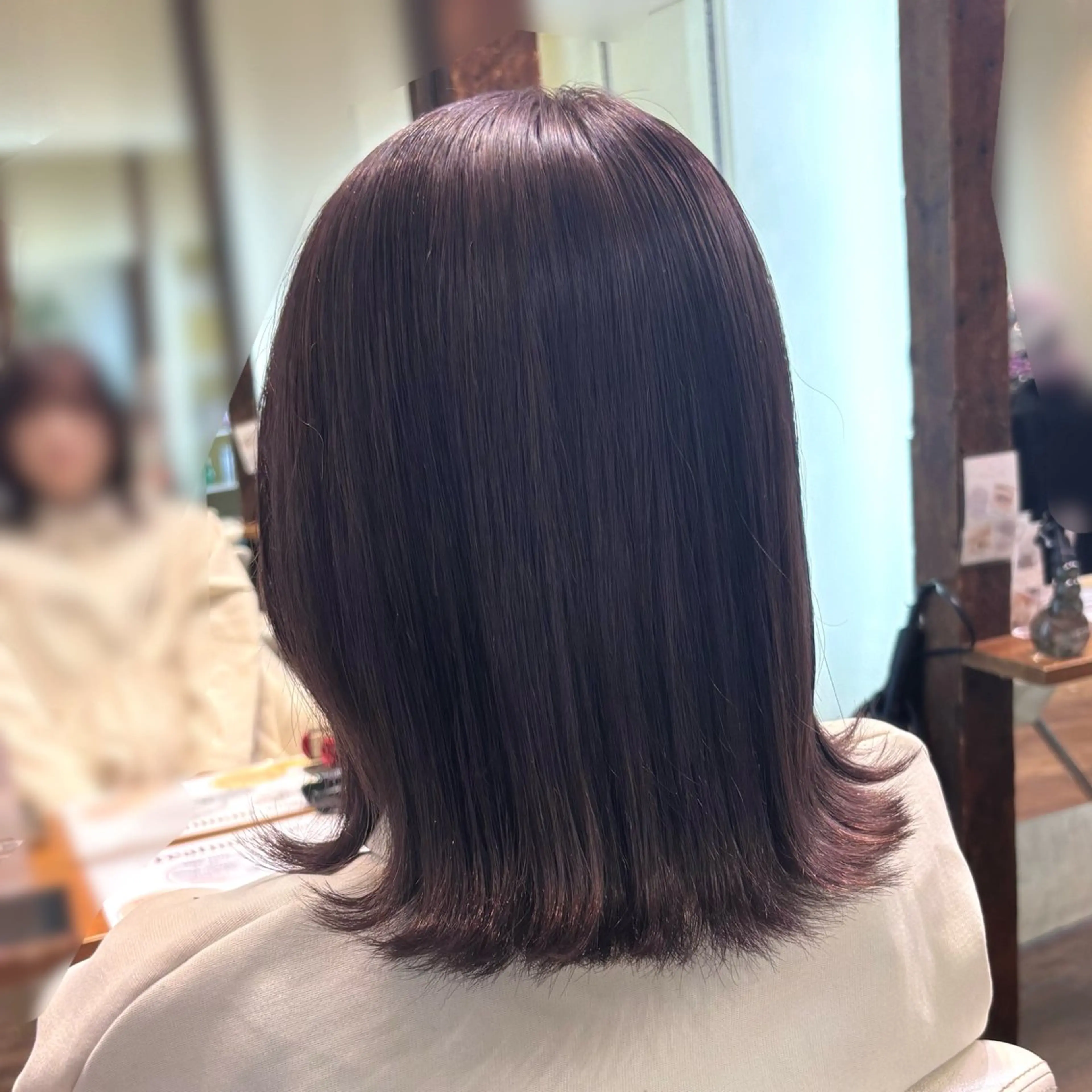 ミディアム ピンクラベンダー 倉爪 歩実のヘアスタイル