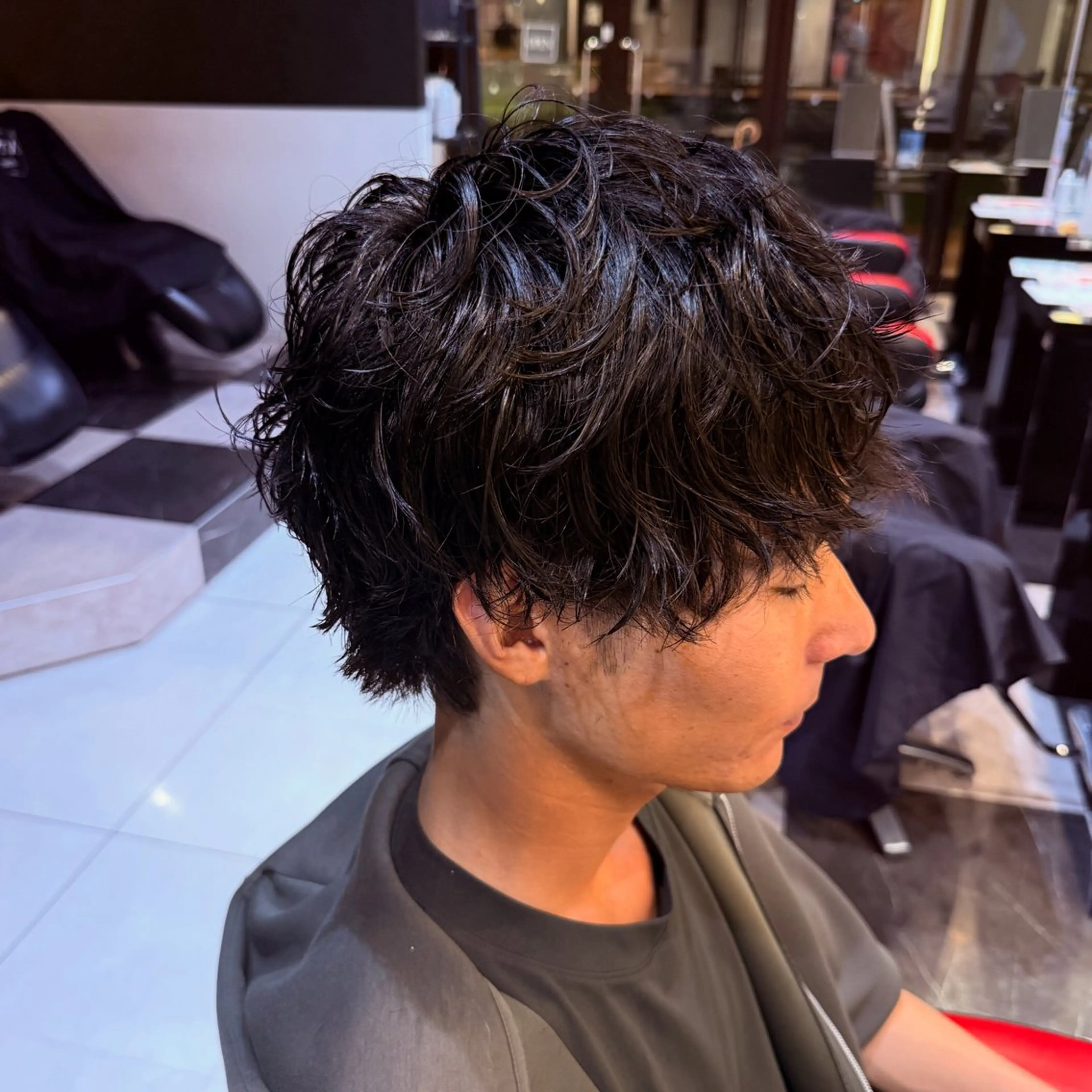 パーマ メンズ カット パーマ ツイストパーマ/ニュ アンス/KAITOのヘアスタイル