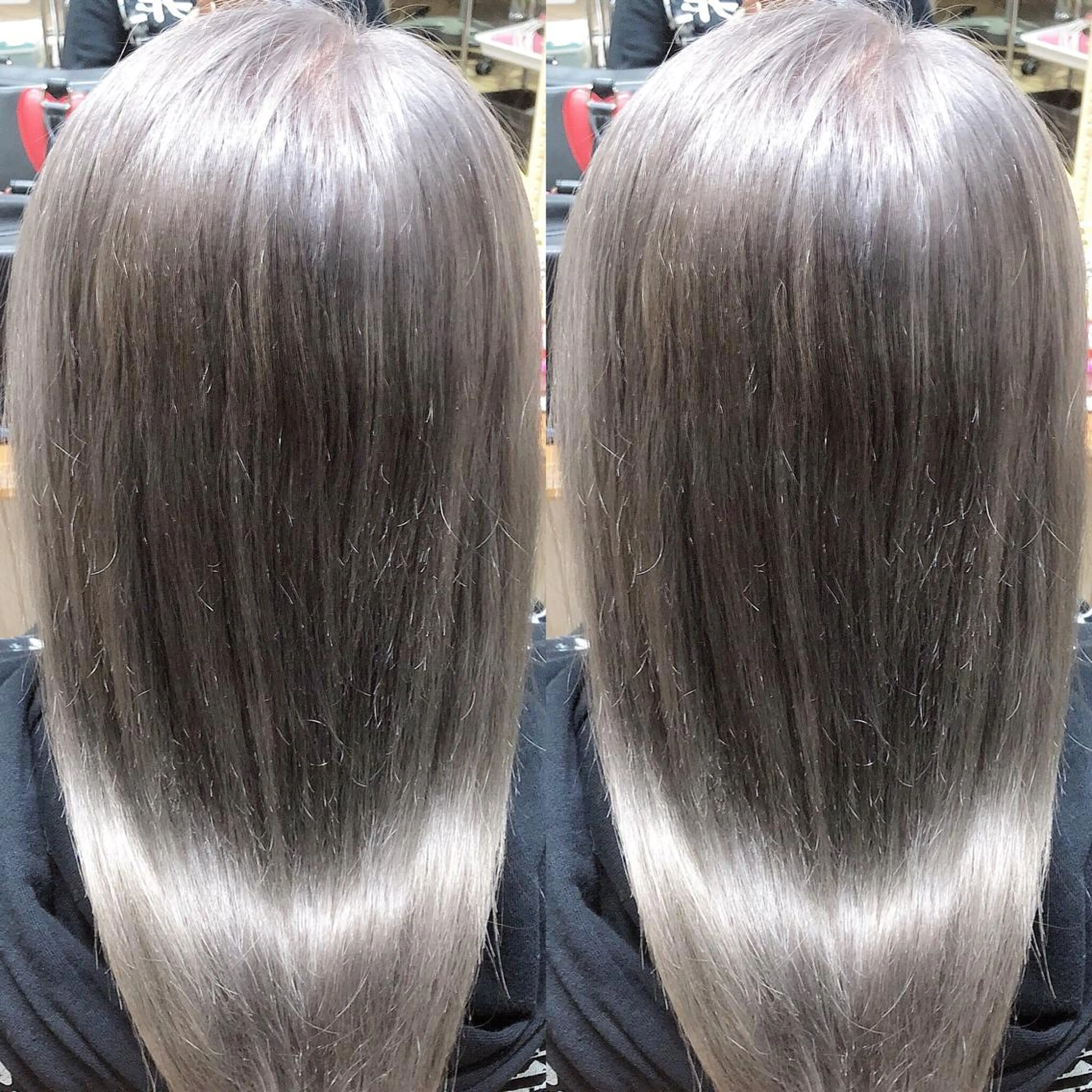 ロング カラー kr2s アメ村のヘアスタイル