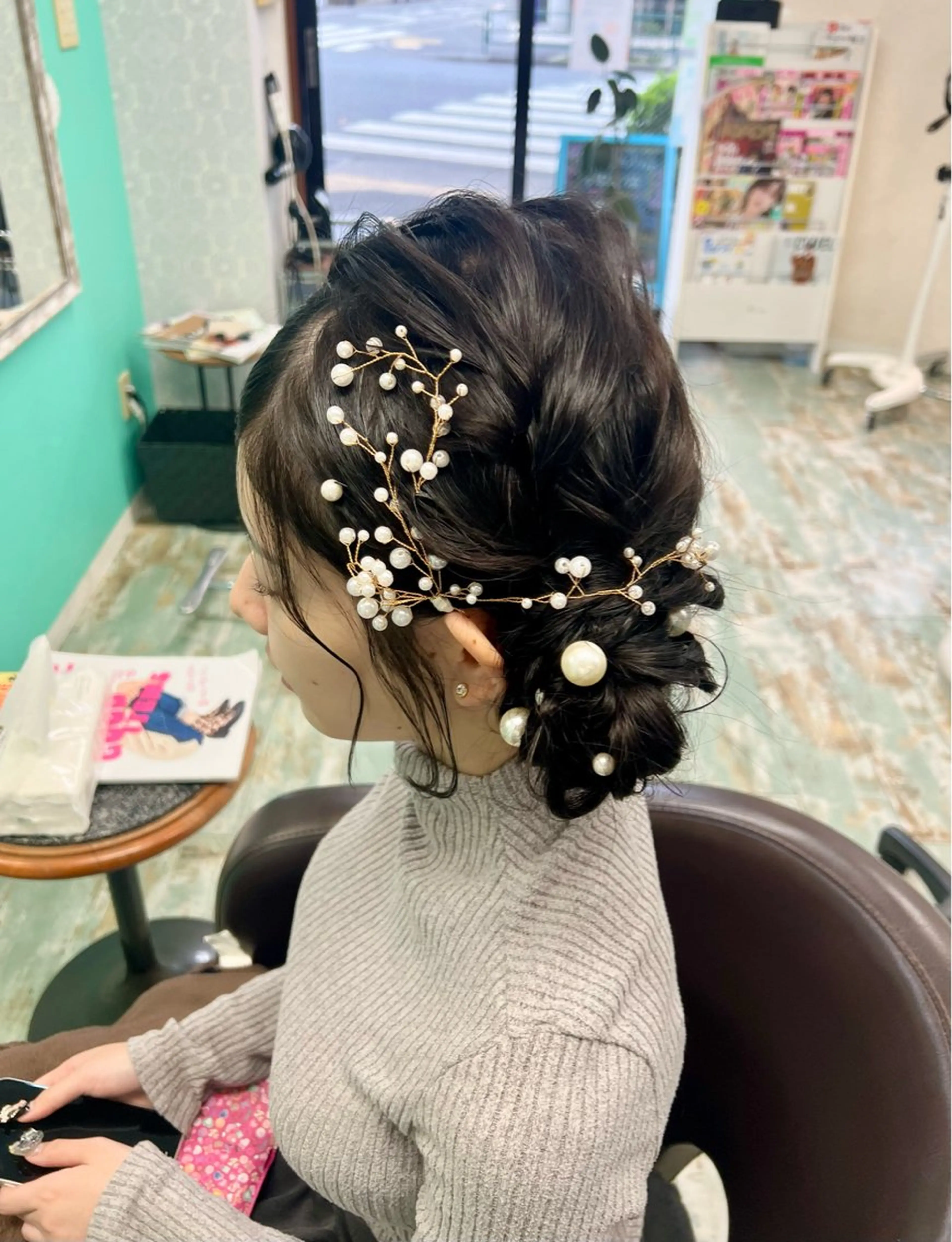 セミロング ヘアセット Fun  hair make所属・田牧 みゆきのヘアスタイル