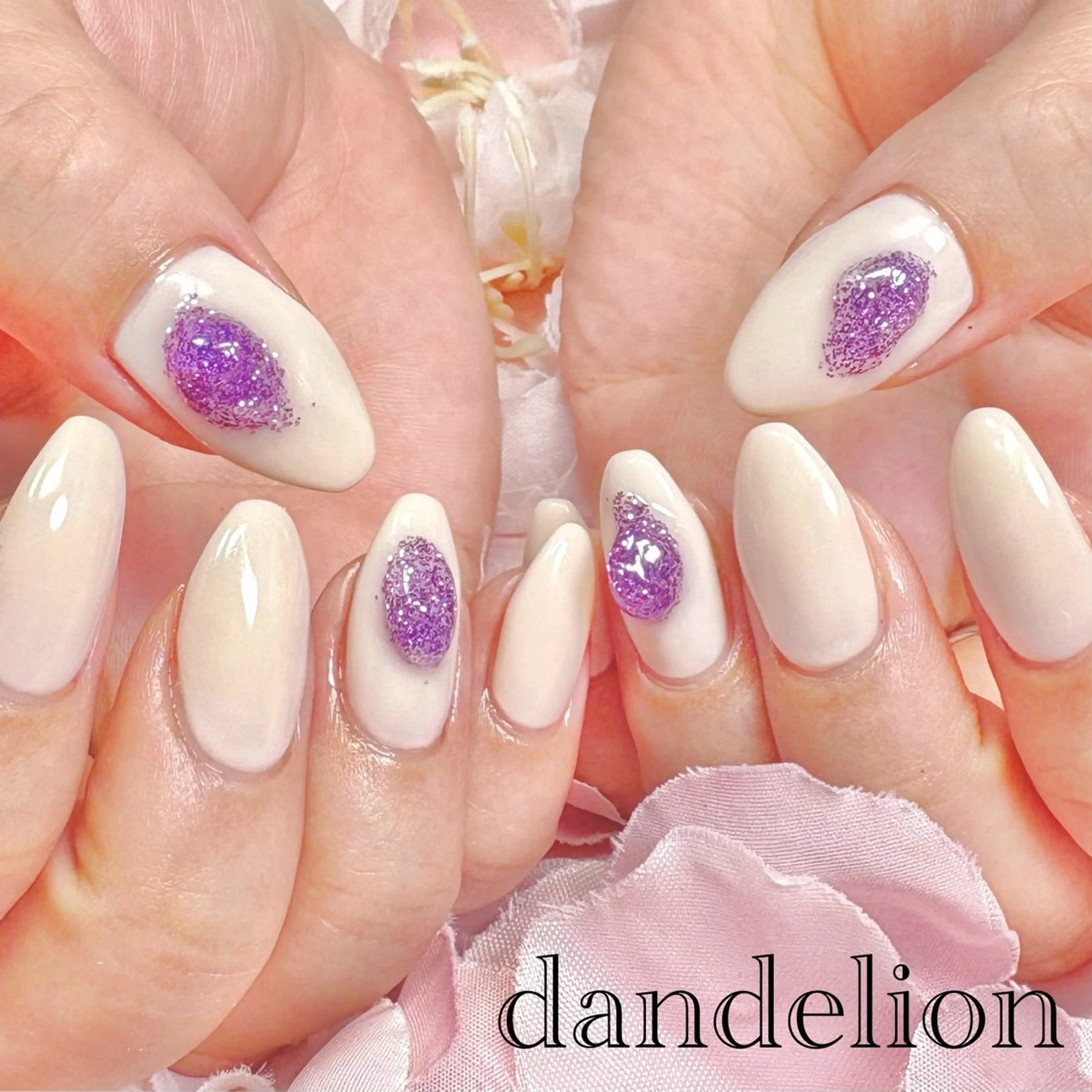 ネイル ハンドネイル ハンドケア dandelion ダンデライオンのネイルデザイン